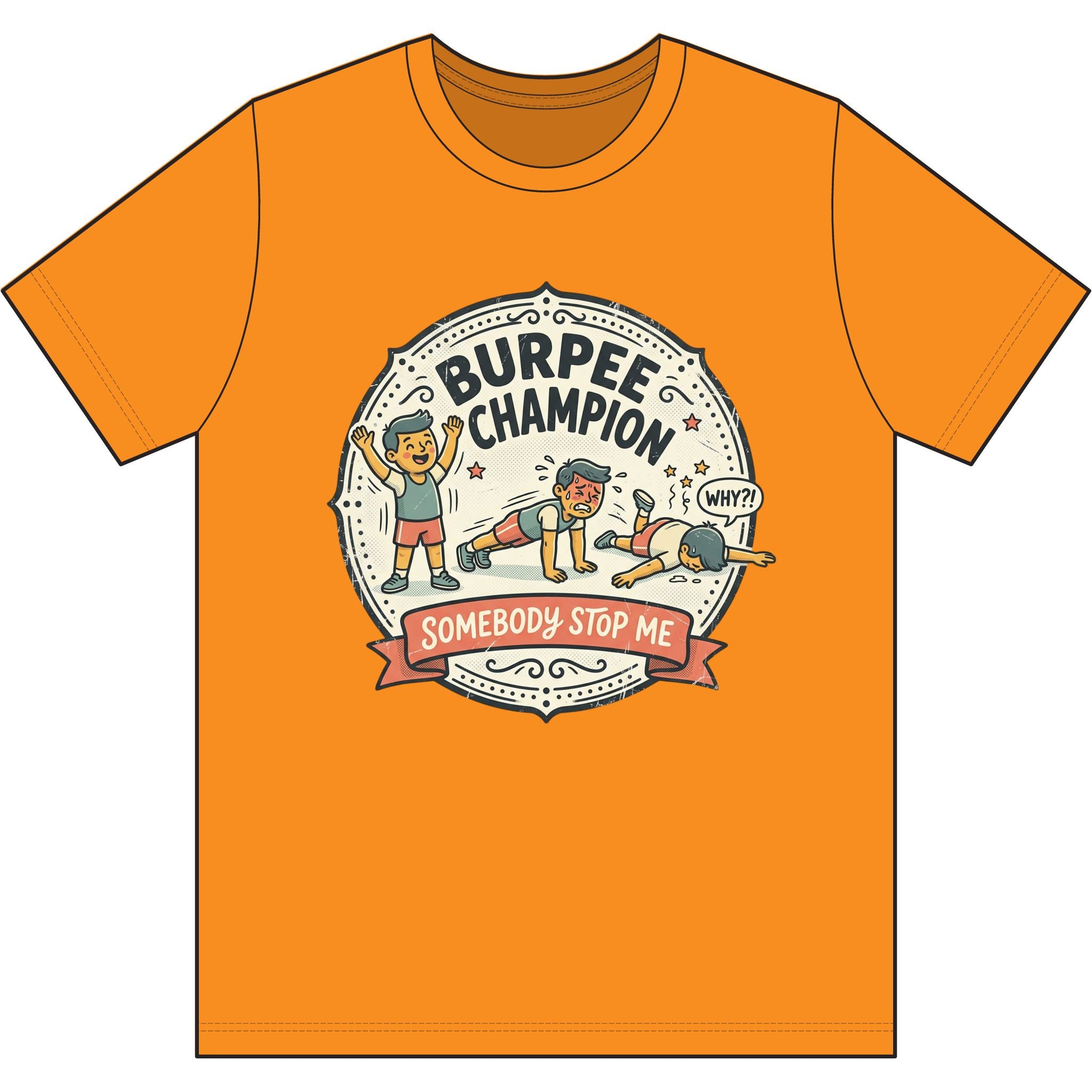 Burpee Champion Dri-Power 100% Polyester T-Shirt