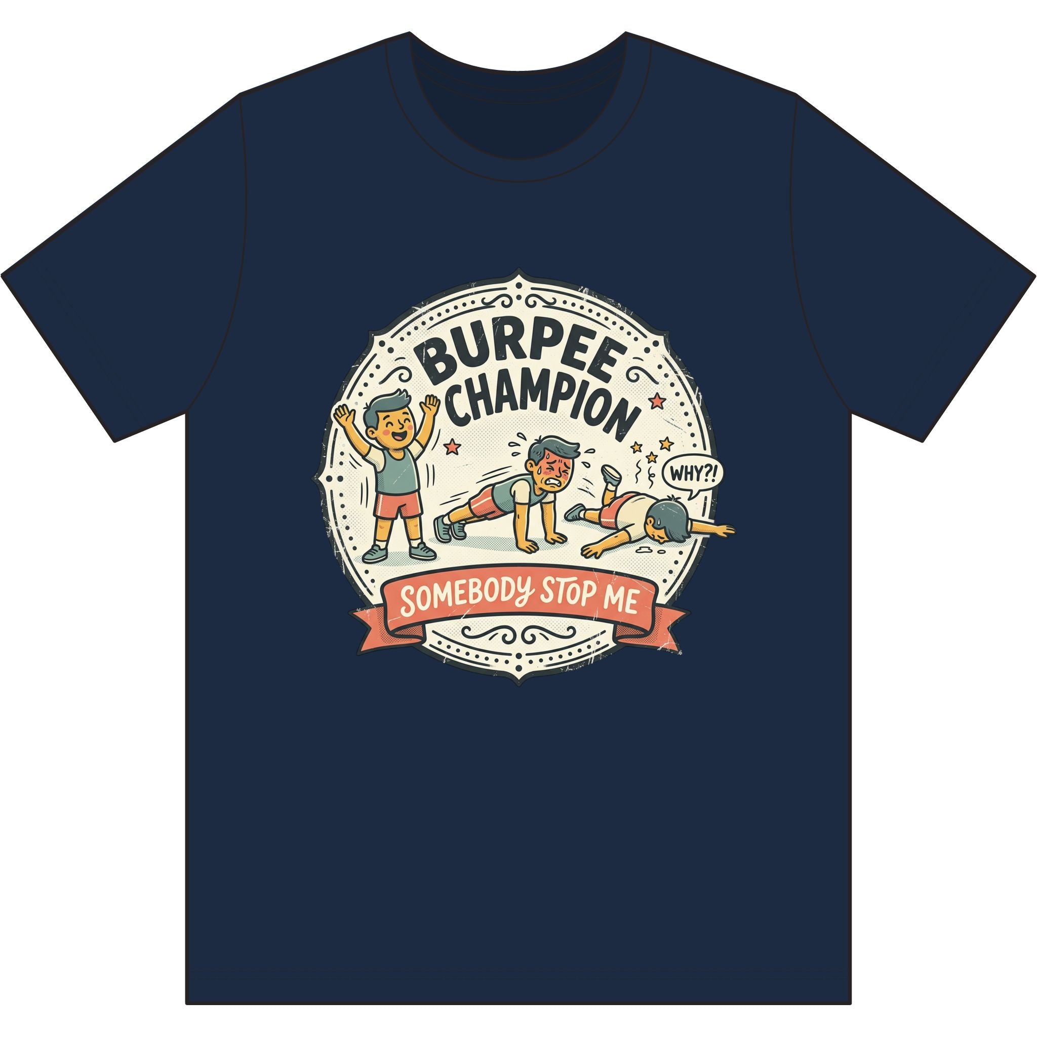 Burpee Champion Dri-Power 100% Polyester T-Shirt