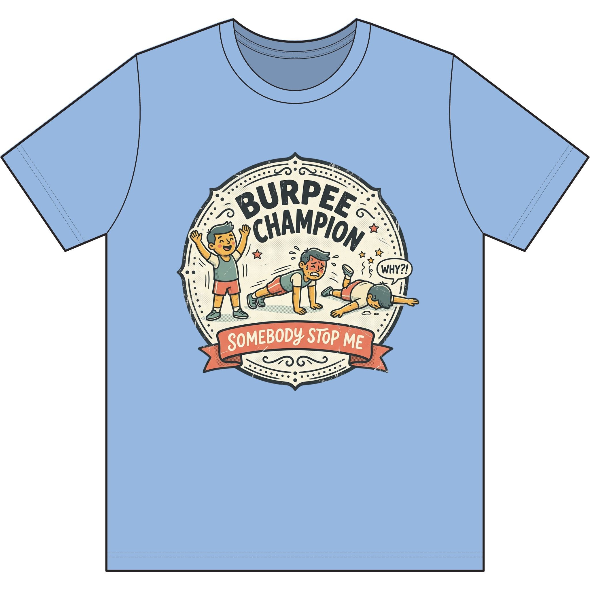 Burpee Champion Dri-Power 100% Polyester T-Shirt