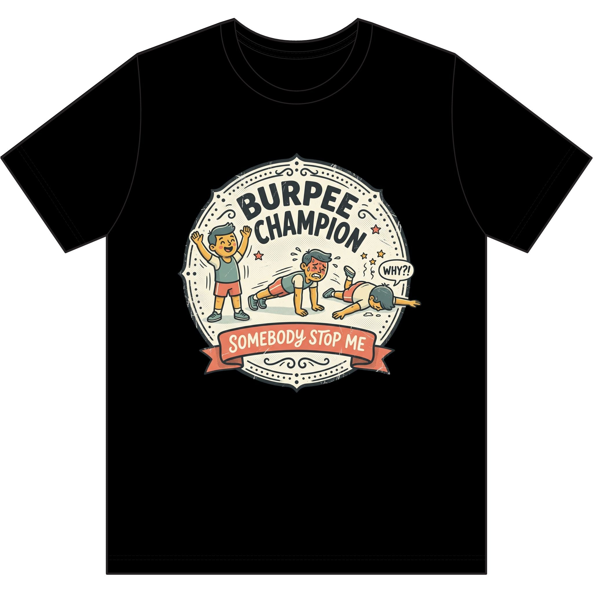 Burpee Champion Dri-Power 100% Polyester T-Shirt