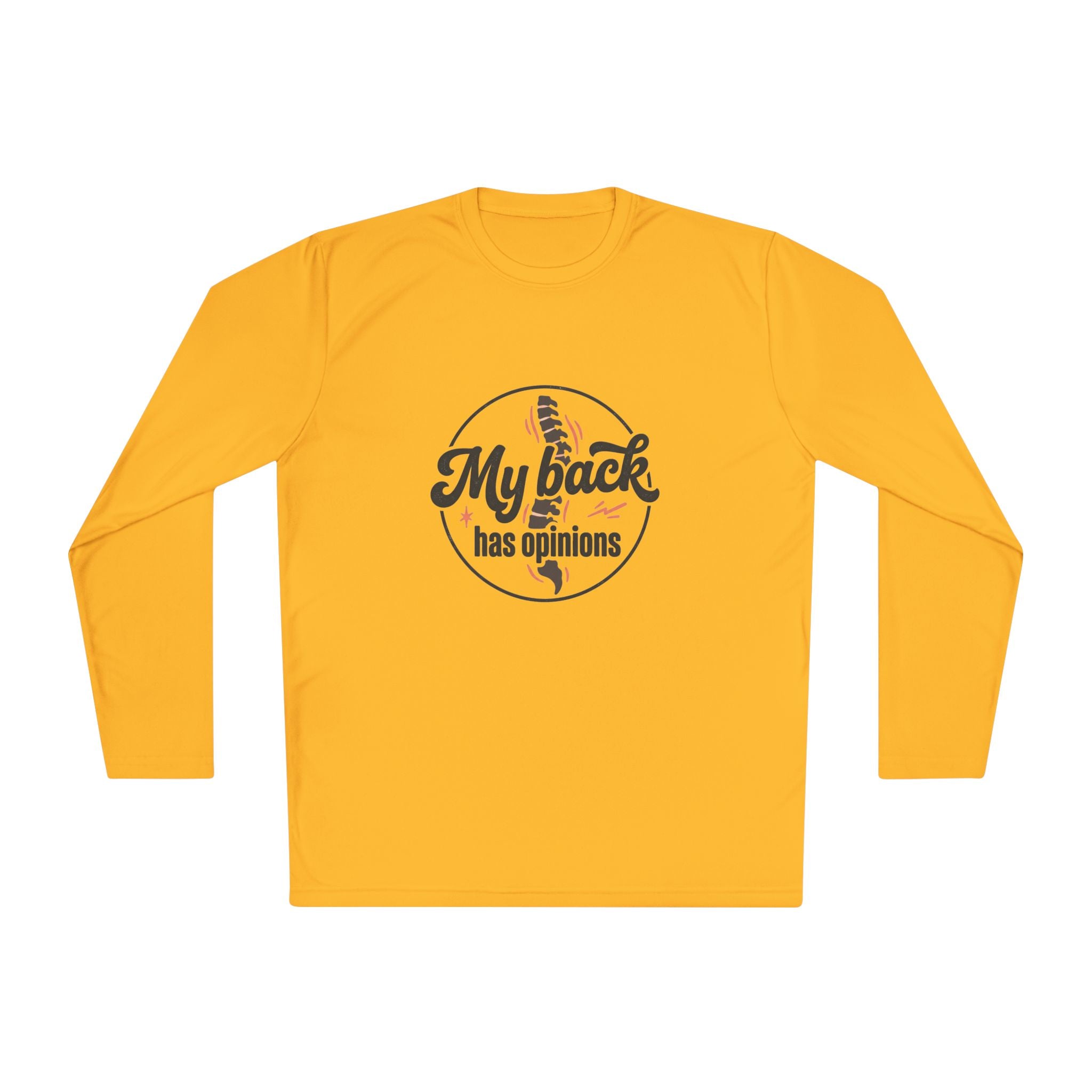 My Back Has Opinions Unisex Lightweight Long Sleeve Tee