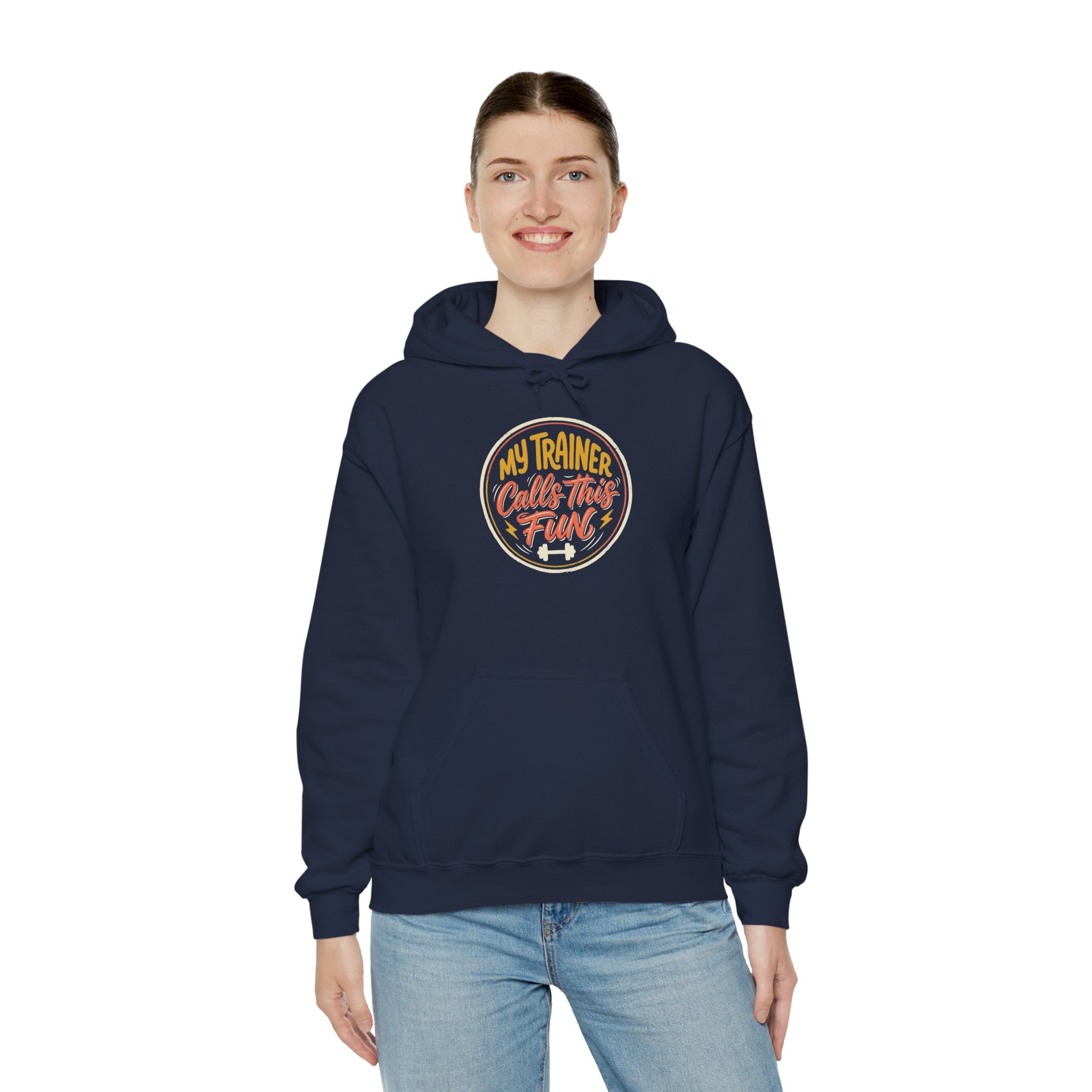 My Trainer Calls This Fun Unisex Heavy Blend™ Hooded Sweatshirt