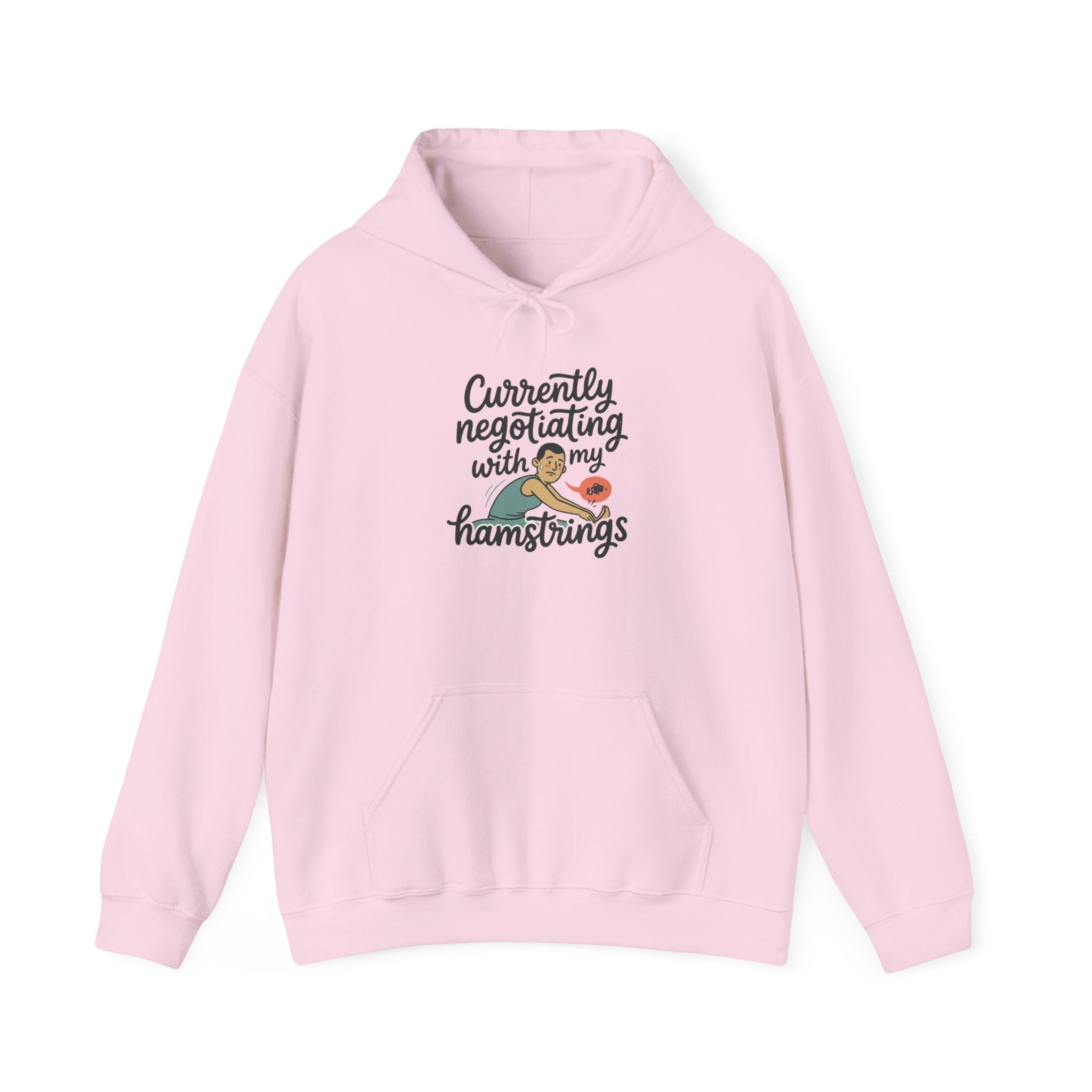 Currently Negotiating with my Hamstrings Unisex Heavy Blend™ Hooded Sweatshirt