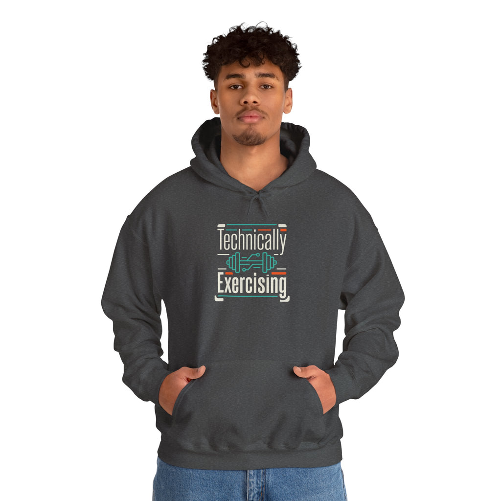 Technically Exercising Unisex Heavy Blend™ Hooded Sweatshirt