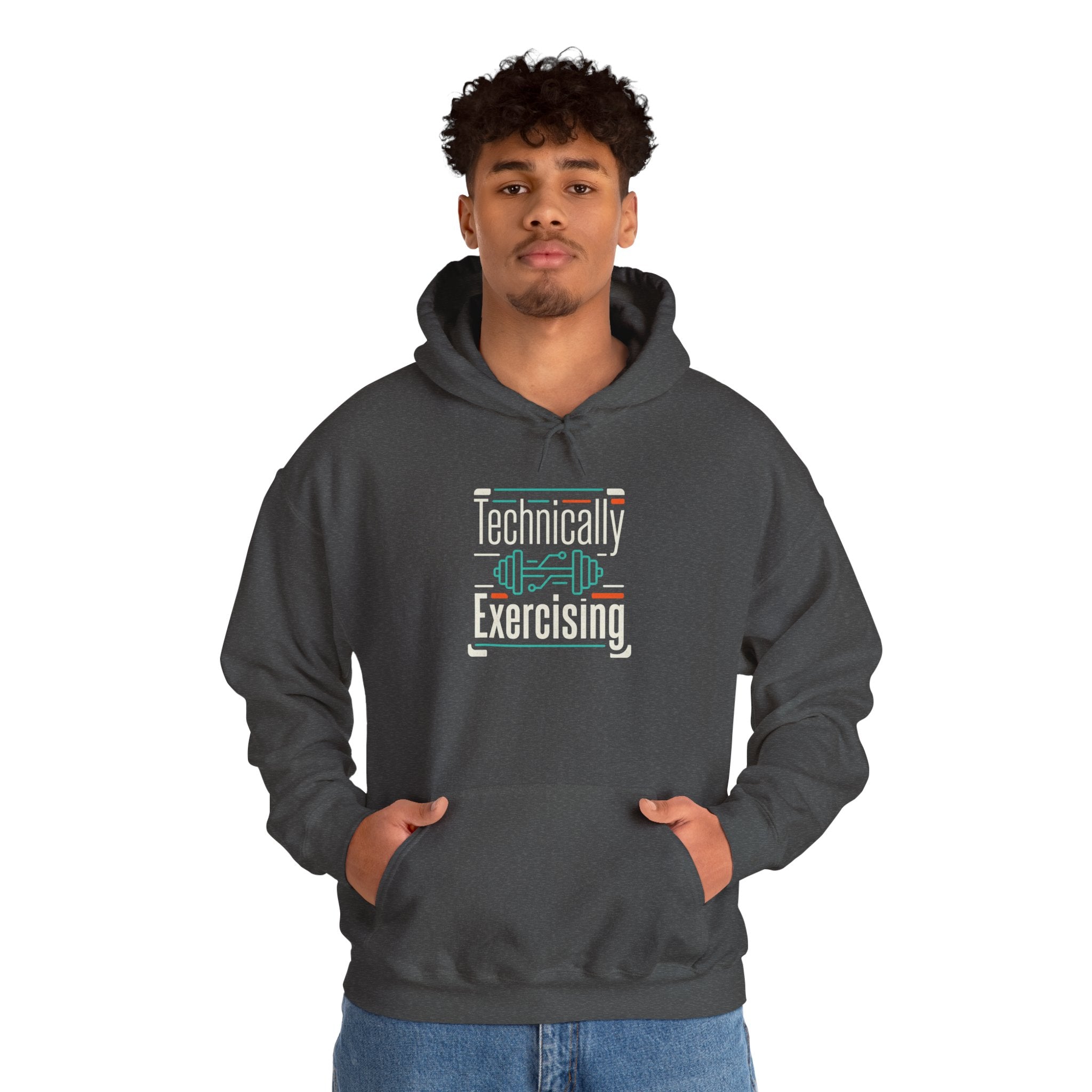 Technically Exercising Unisex Heavy Blend™ Hooded Sweatshirt