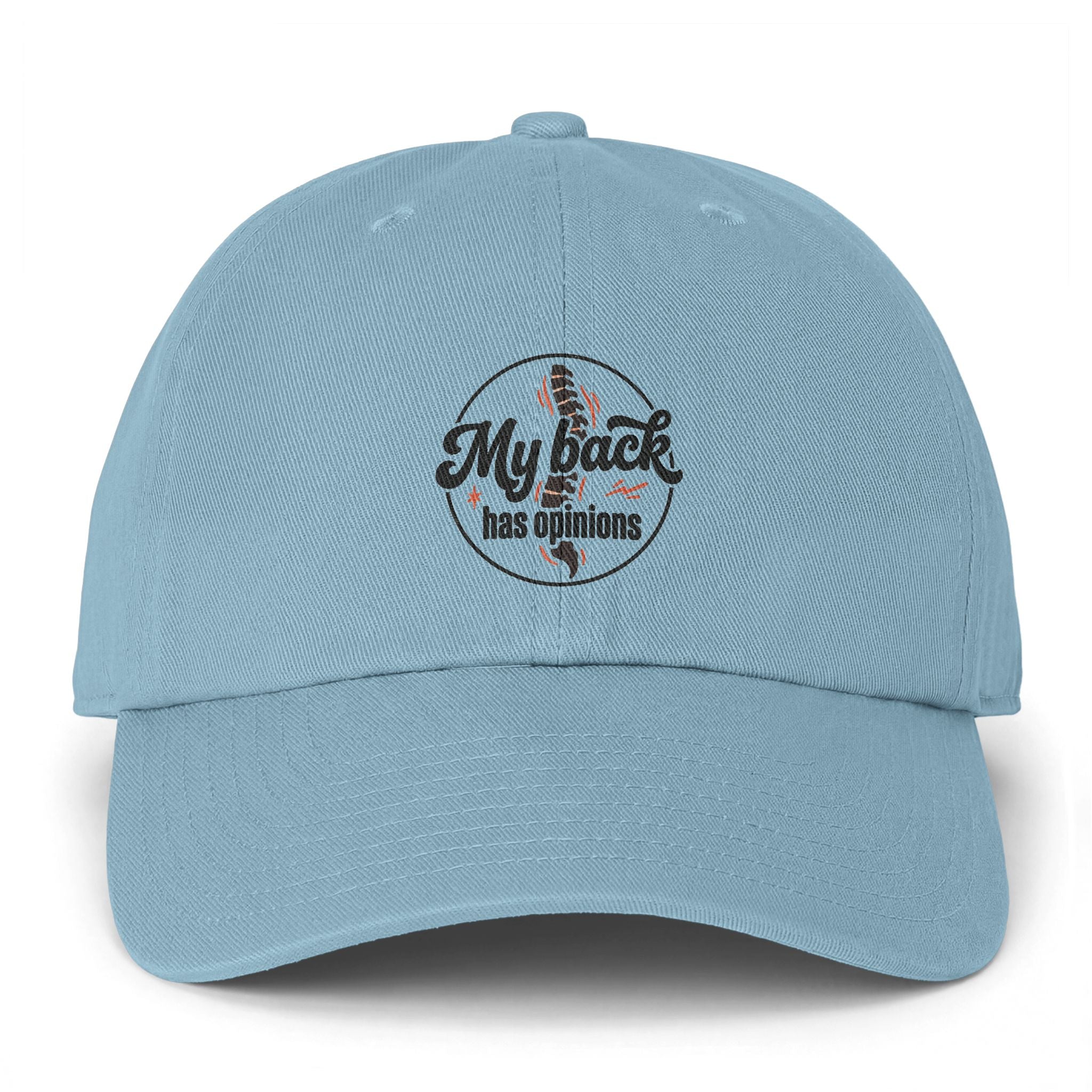 My Back Has Opinions Clean Up Cap