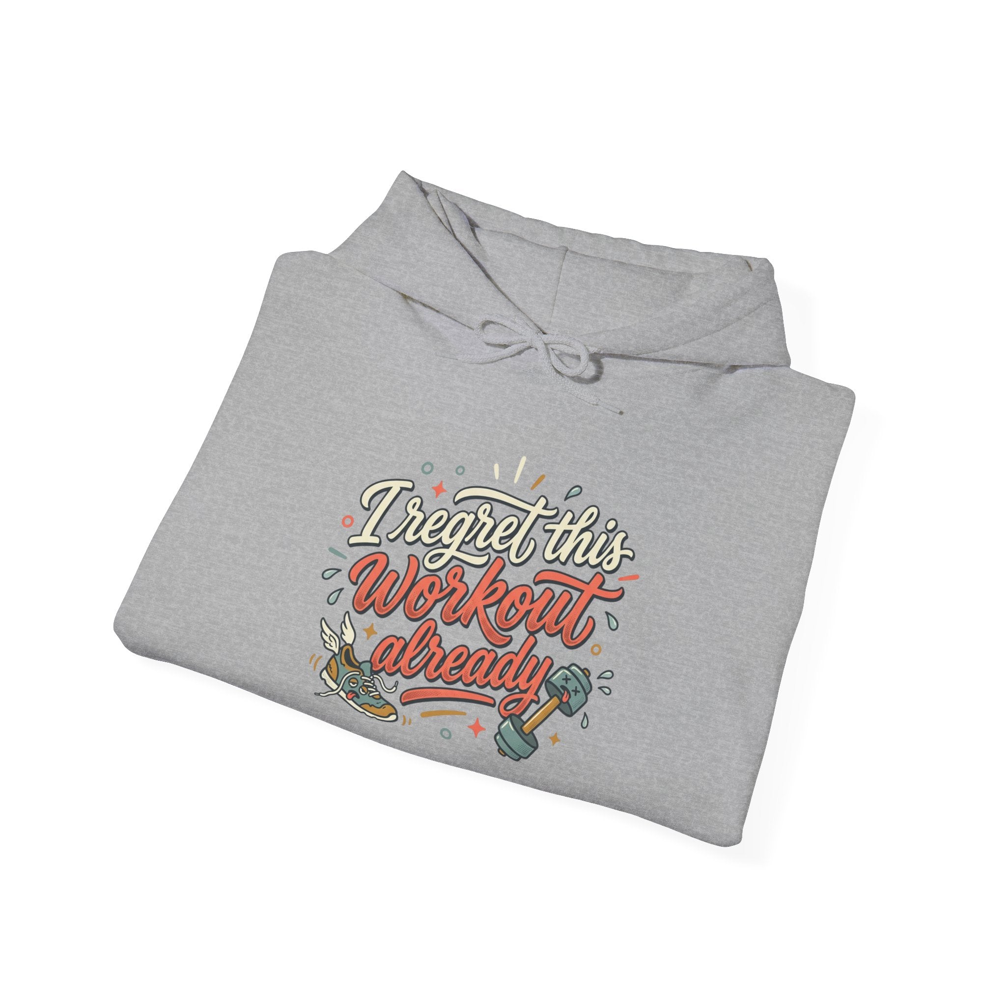 I Regret This Workout Unisex Heavy Blend™ Hooded Sweatshirt