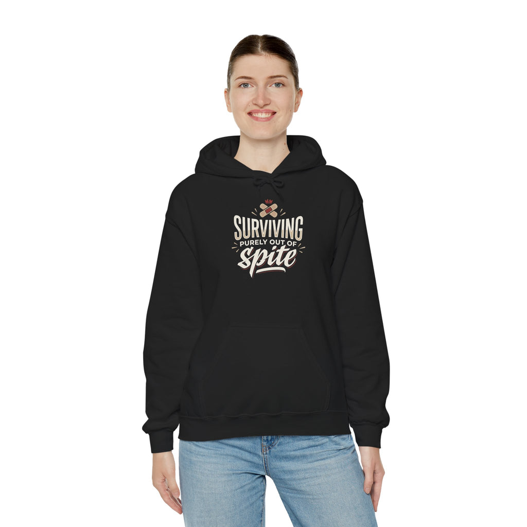 Surviving Purely Out of Spite Unisex Heavy Blend™ Hooded Sweatshirt