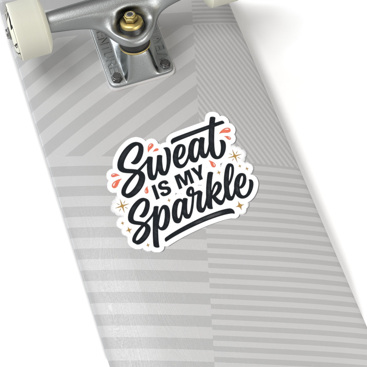 Sweat is My Sparkle Kiss-Cut Stickers