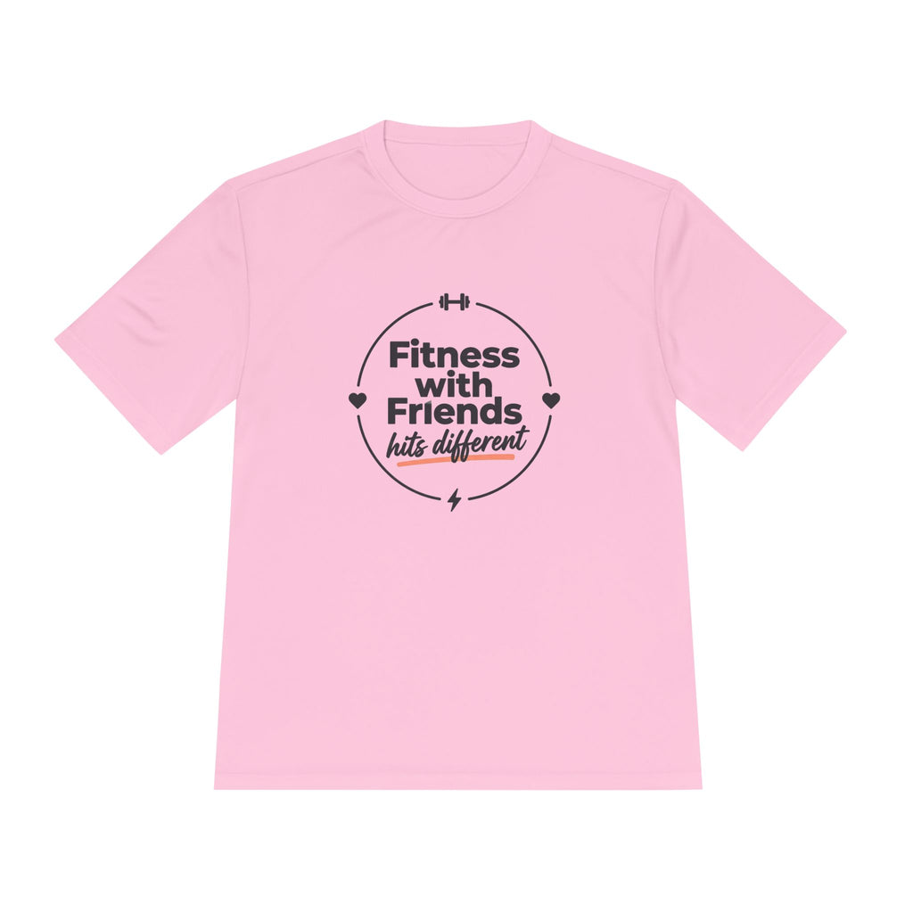Fitness with Friends Unisex Moisture Wicking Tee