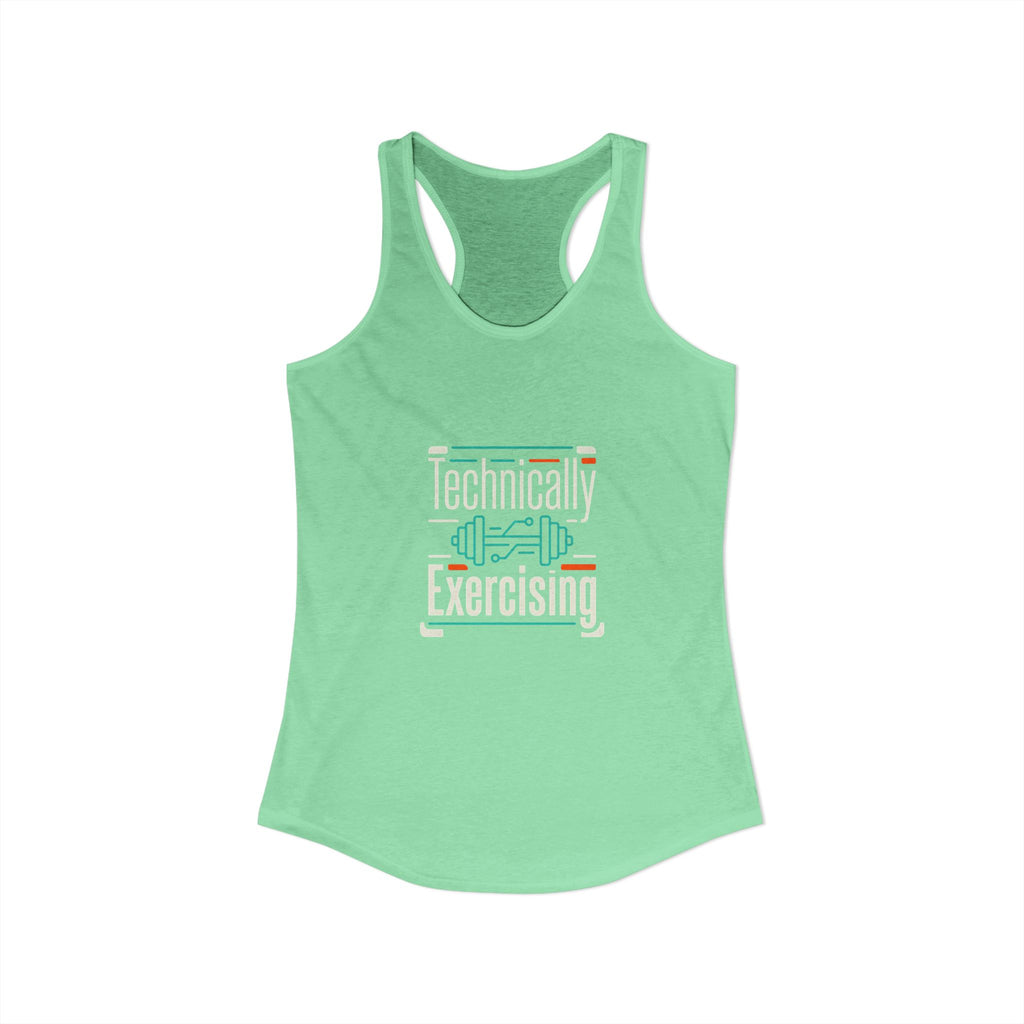 Technically Exercising Women's Ideal Racerback Tank