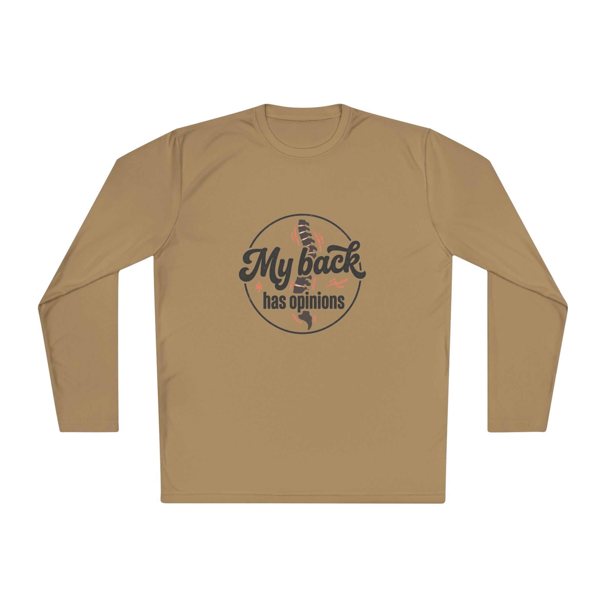 My Back Has Opinions Unisex Lightweight Long Sleeve Tee