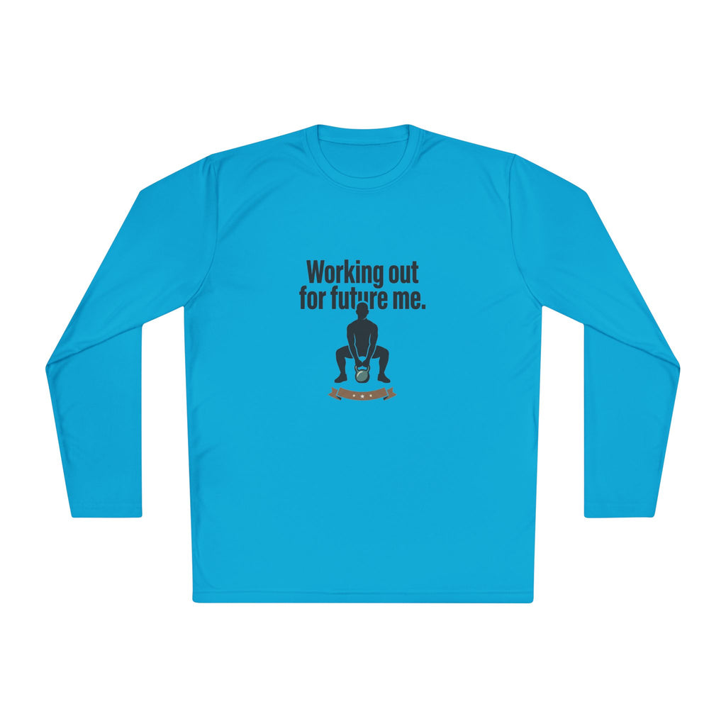 Working Out For Future Me Unisex Lightweight Long Sleeve Tee