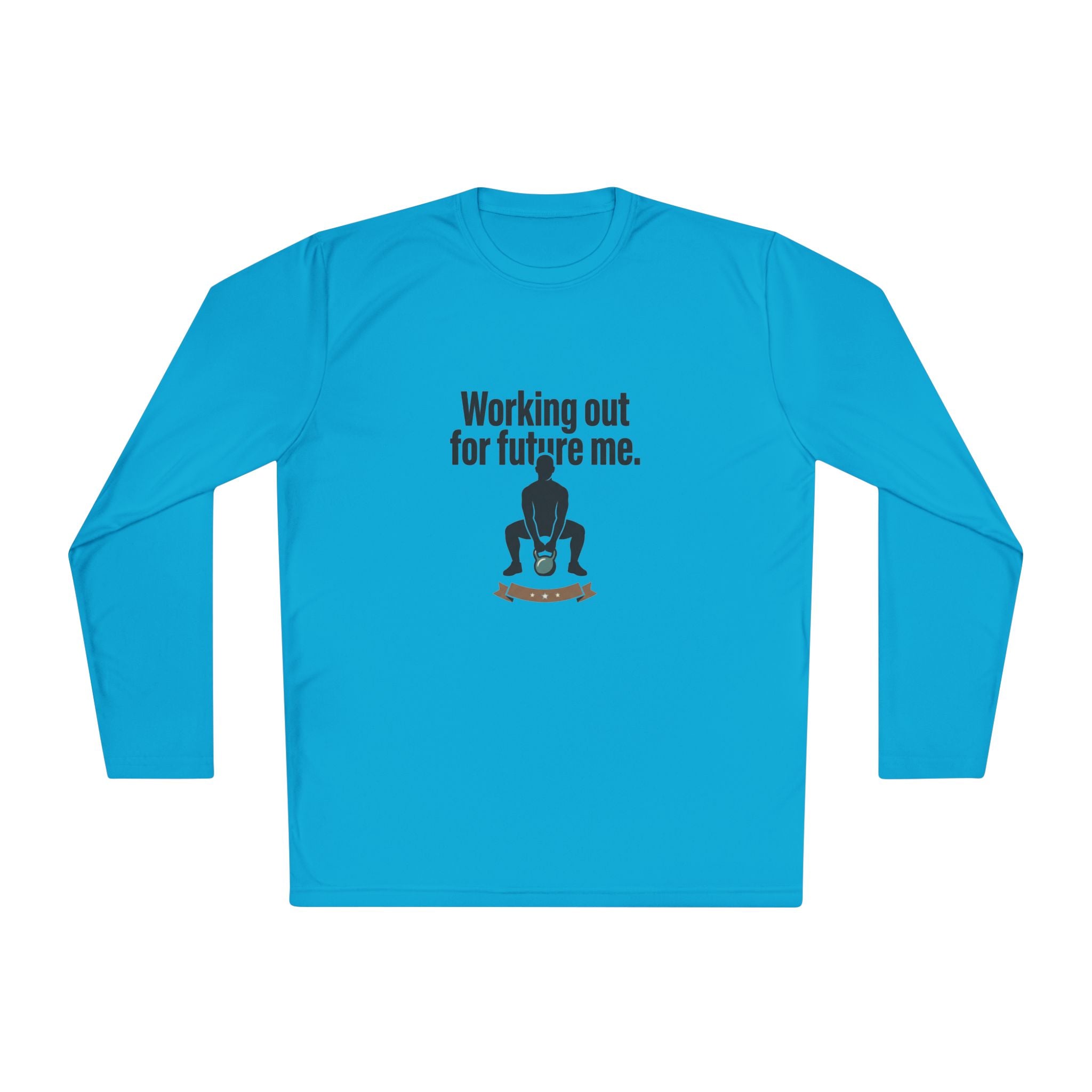 Working Out For Future Me Unisex Lightweight Long Sleeve Tee