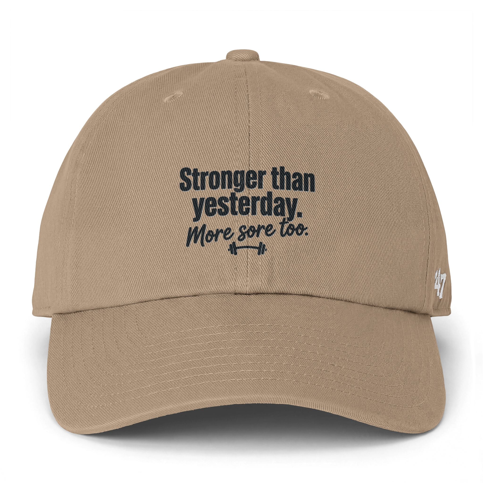 Stronger Than Yesterday Clean Up Cap