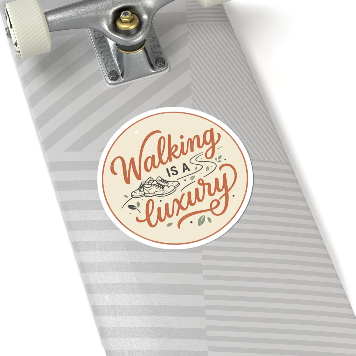 Walking is a Luxury Kiss-Cut Stickers