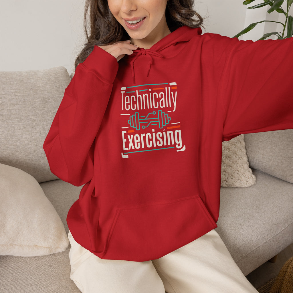 Technically Exercising Unisex Heavy Blend™ Hooded Sweatshirt