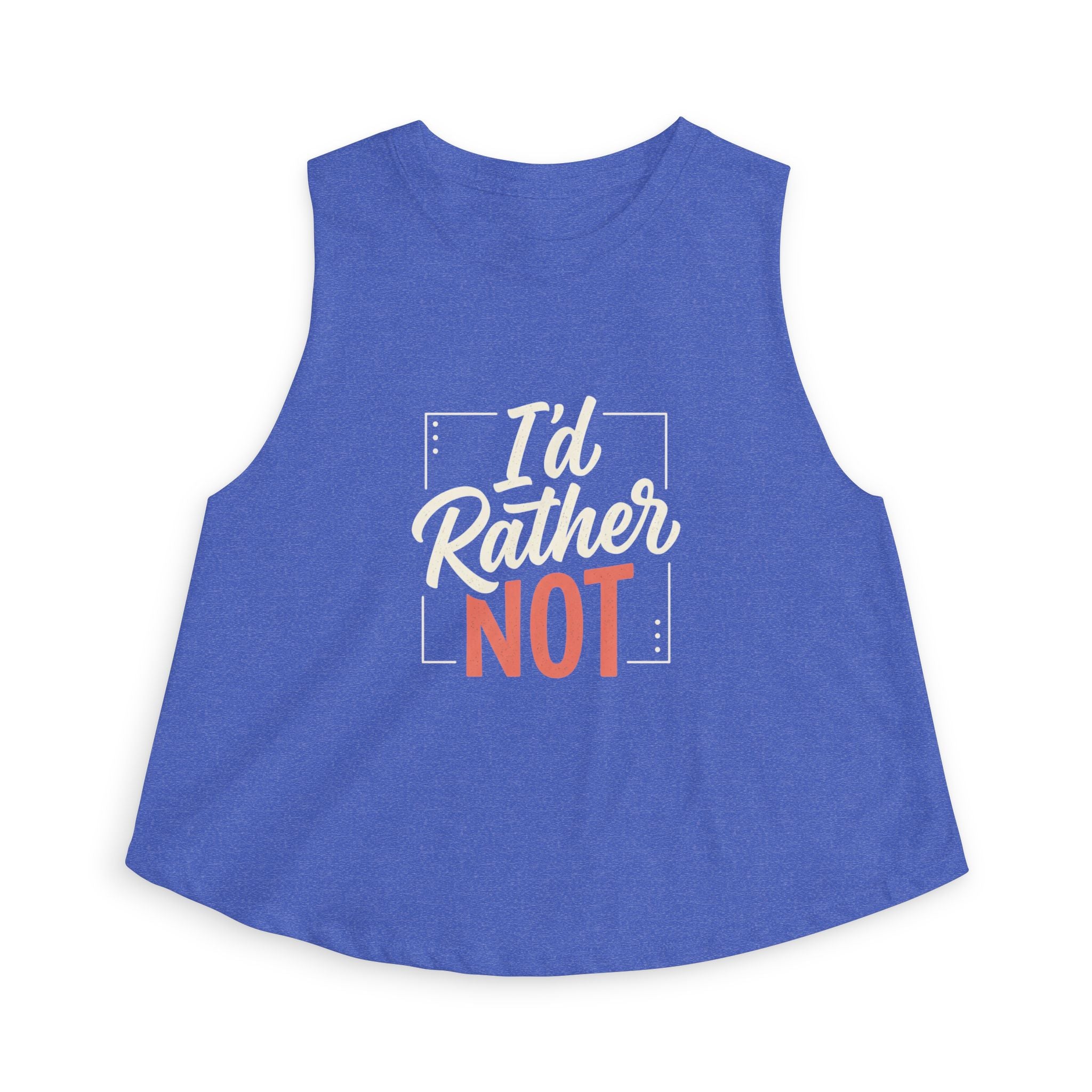 I'd Rather Not Women's Crop Top