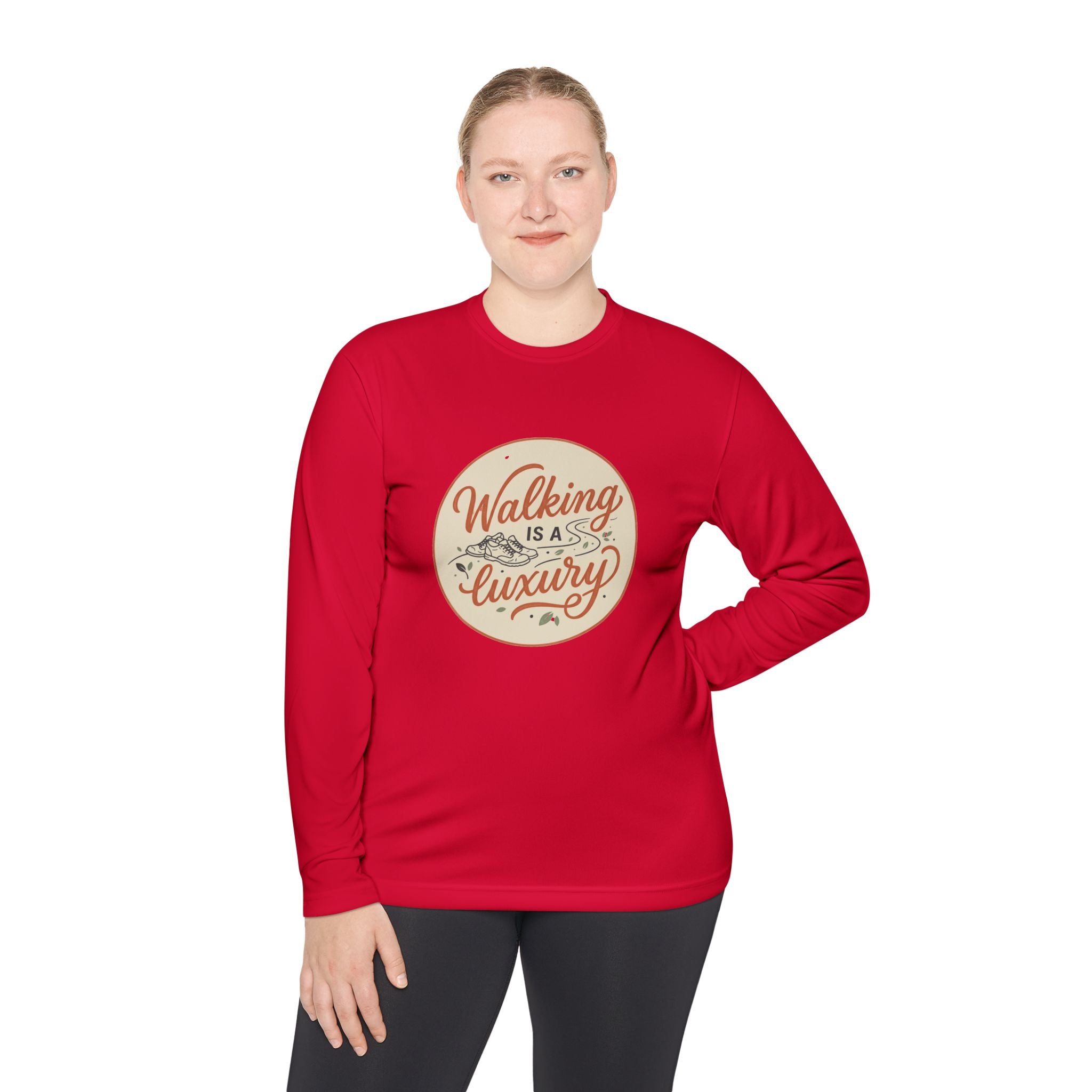 Walking is a Luxury Unisex Lightweight Long Sleeve Tee