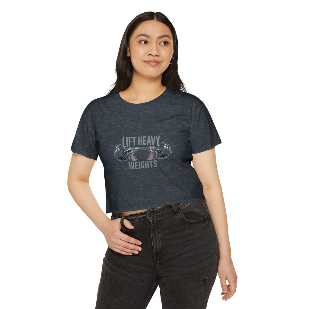 Lift Heavy Weights Women's Festival Crop Top