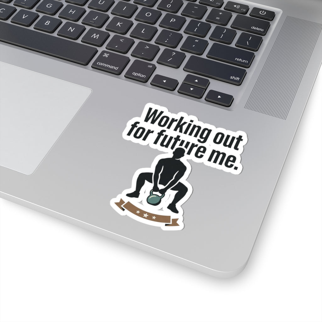 Working Out For Future Me Kiss-Cut Stickers
