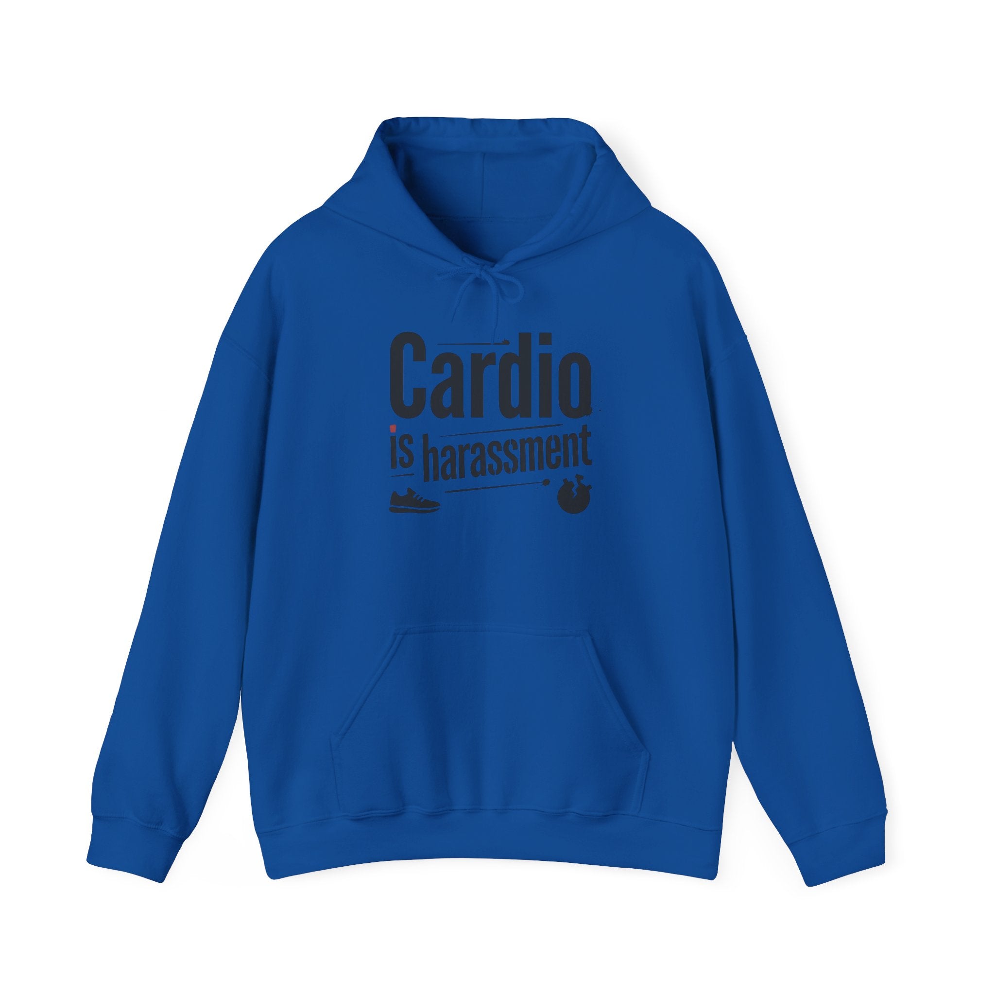 Cardio is Harassment Unisex Heavy Blend™ Hooded Sweatshirt