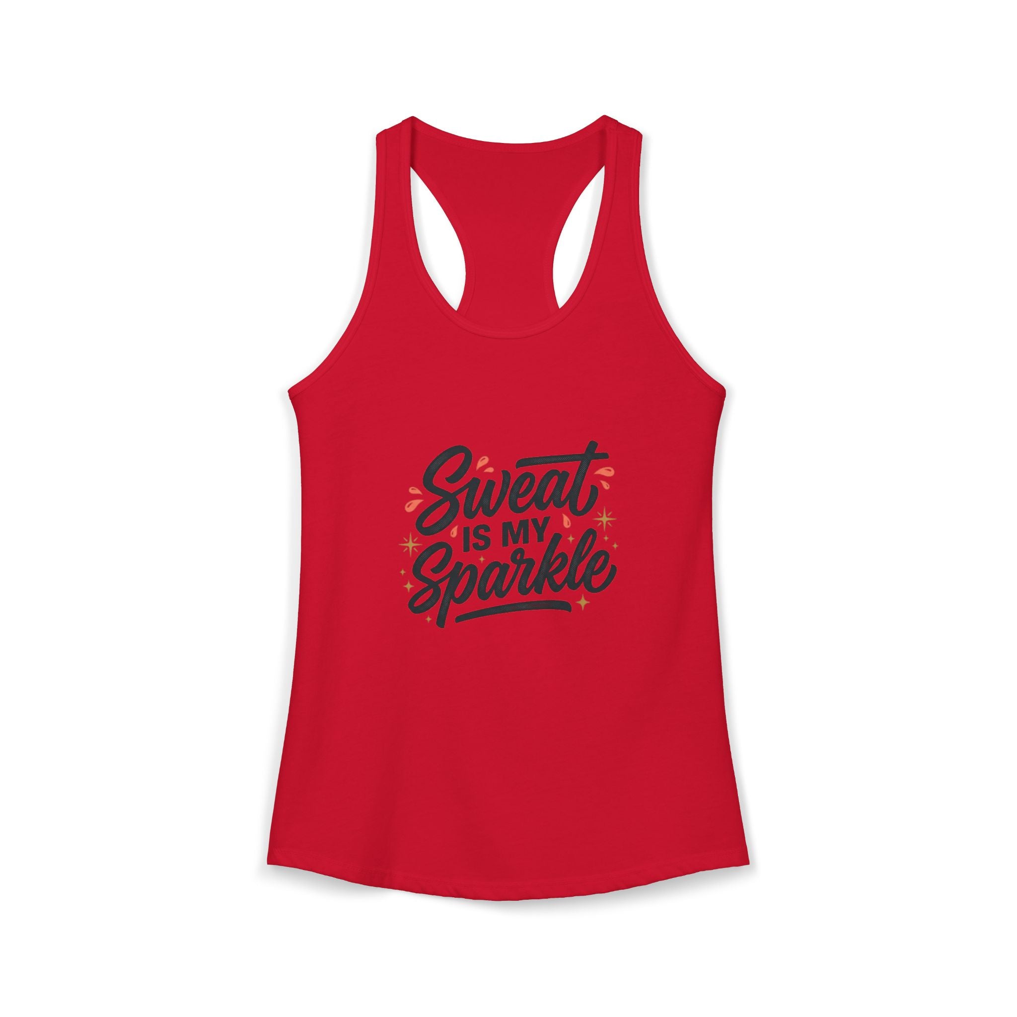 Sweat is My Sparkle Women's Ideal Racerback Tank