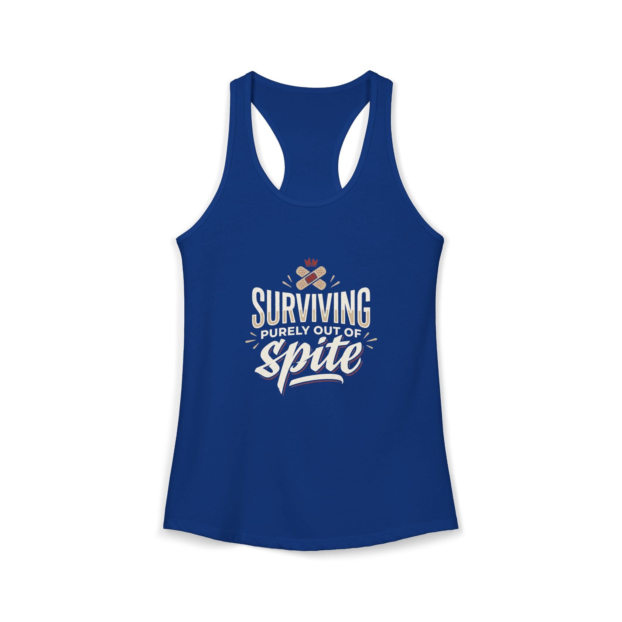Surviving Purely Out of Spite Women's Ideal Racerback Tank