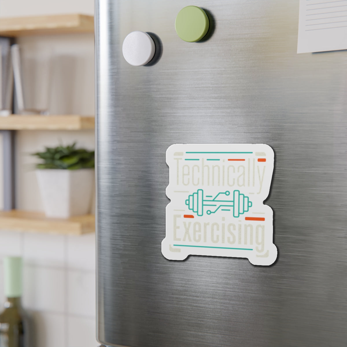 Technically Exercising Die-Cut Magnets