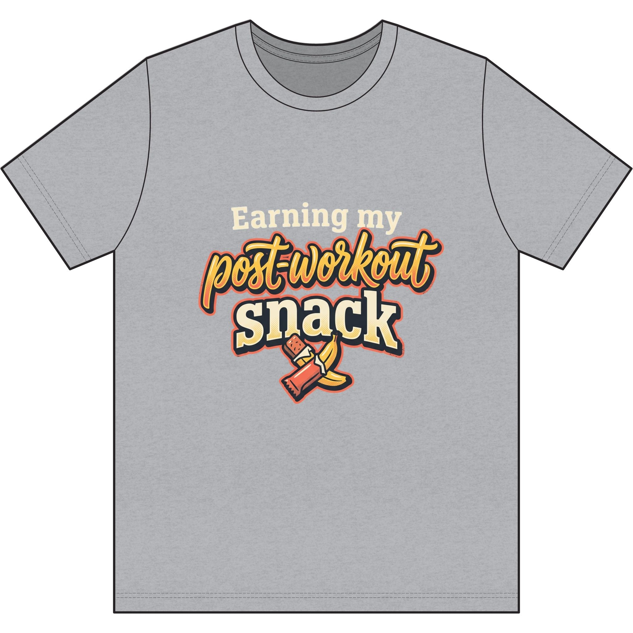 Earning My Post-Workout Snack Dri-Power 100% Polyester T-Shirt