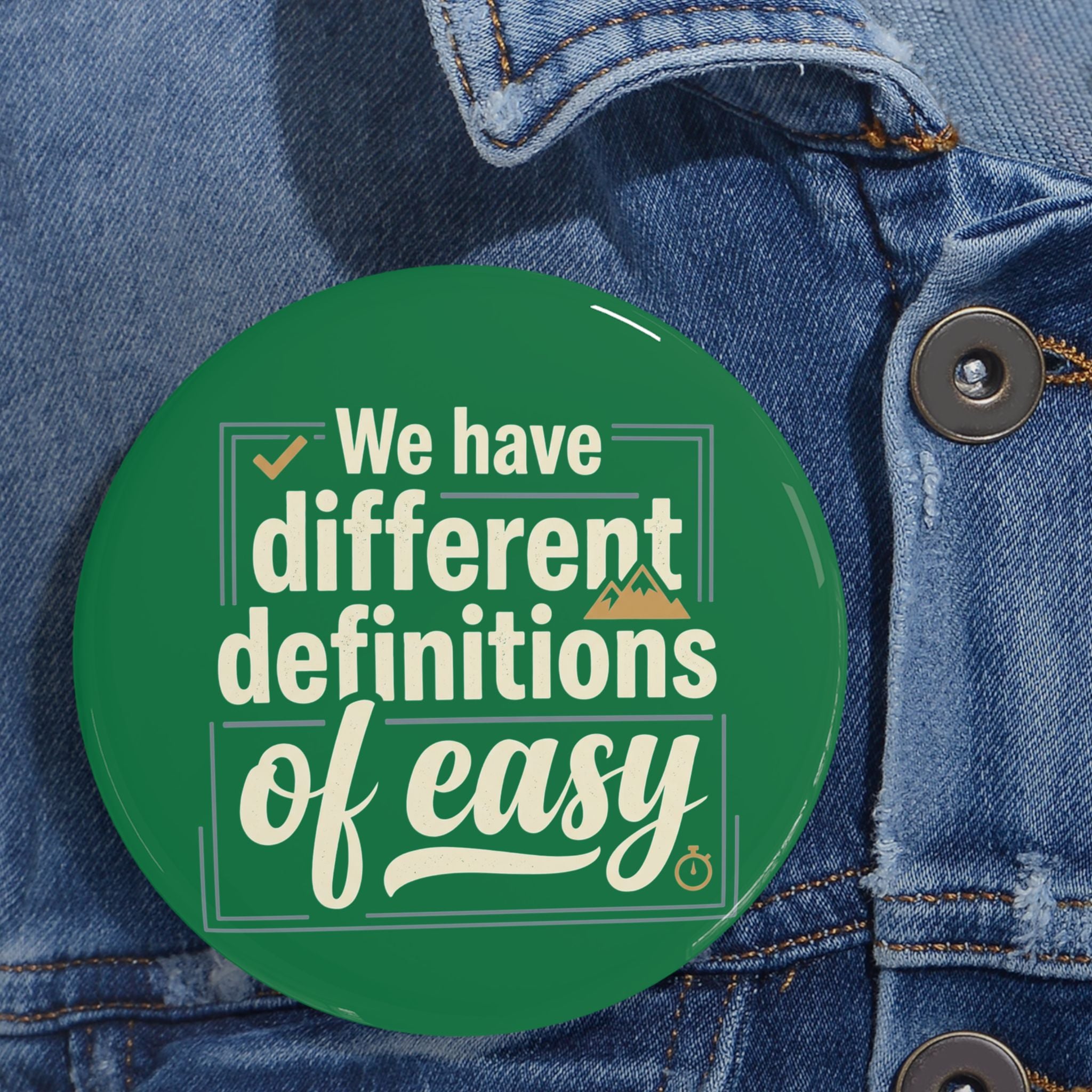 We Have Different Definitions of Easy Round Pins
