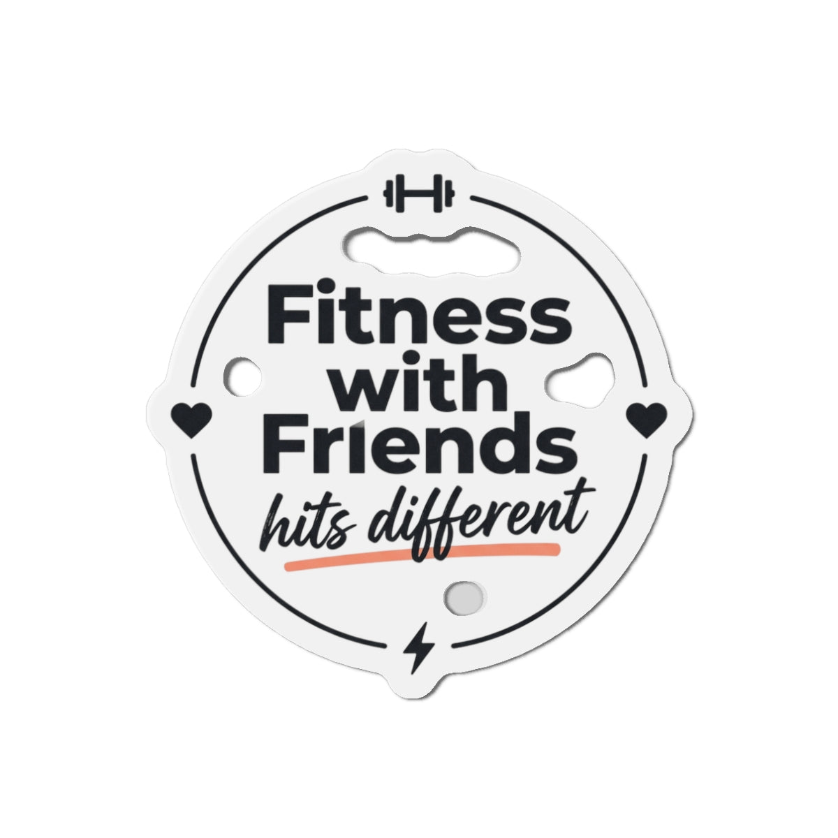 Fitness with Friends Die-Cut Magnets
