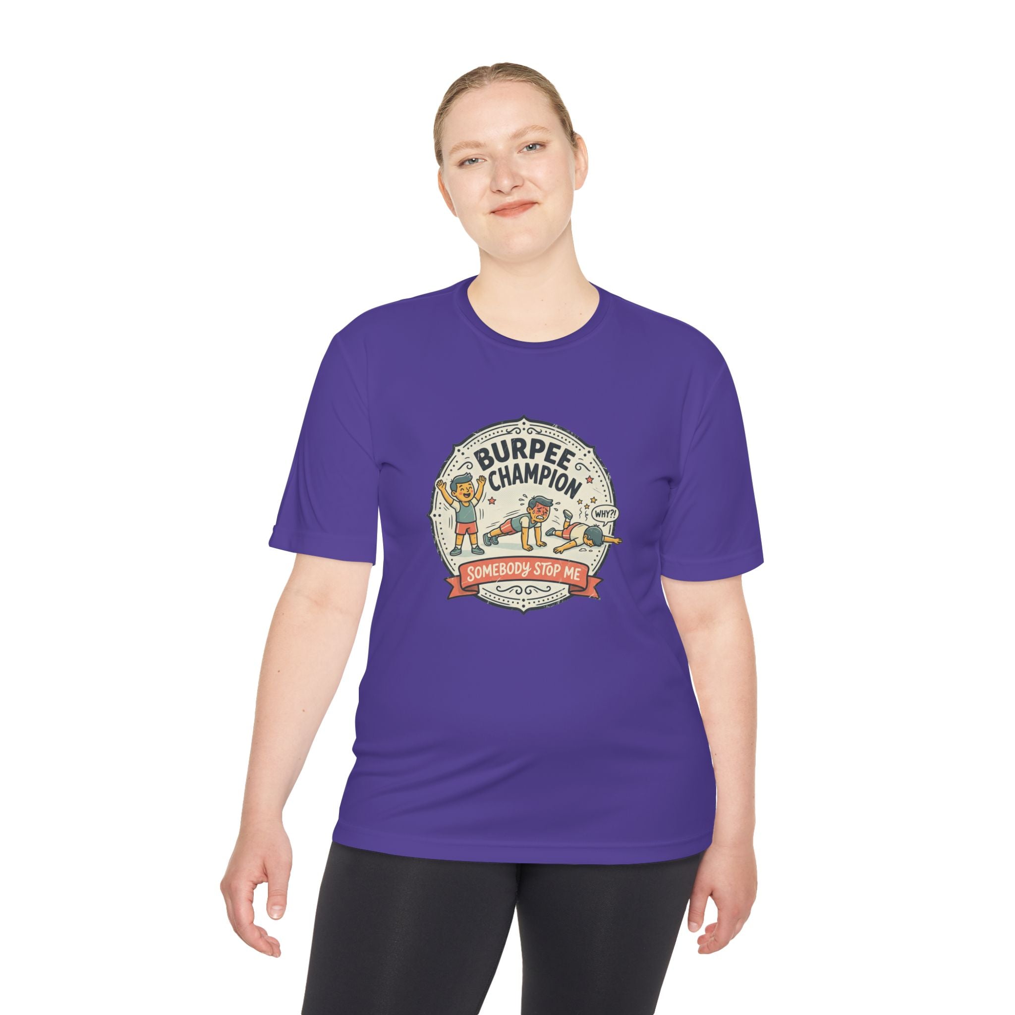 Burpee Champion Unisex Moisture Wicking Tee