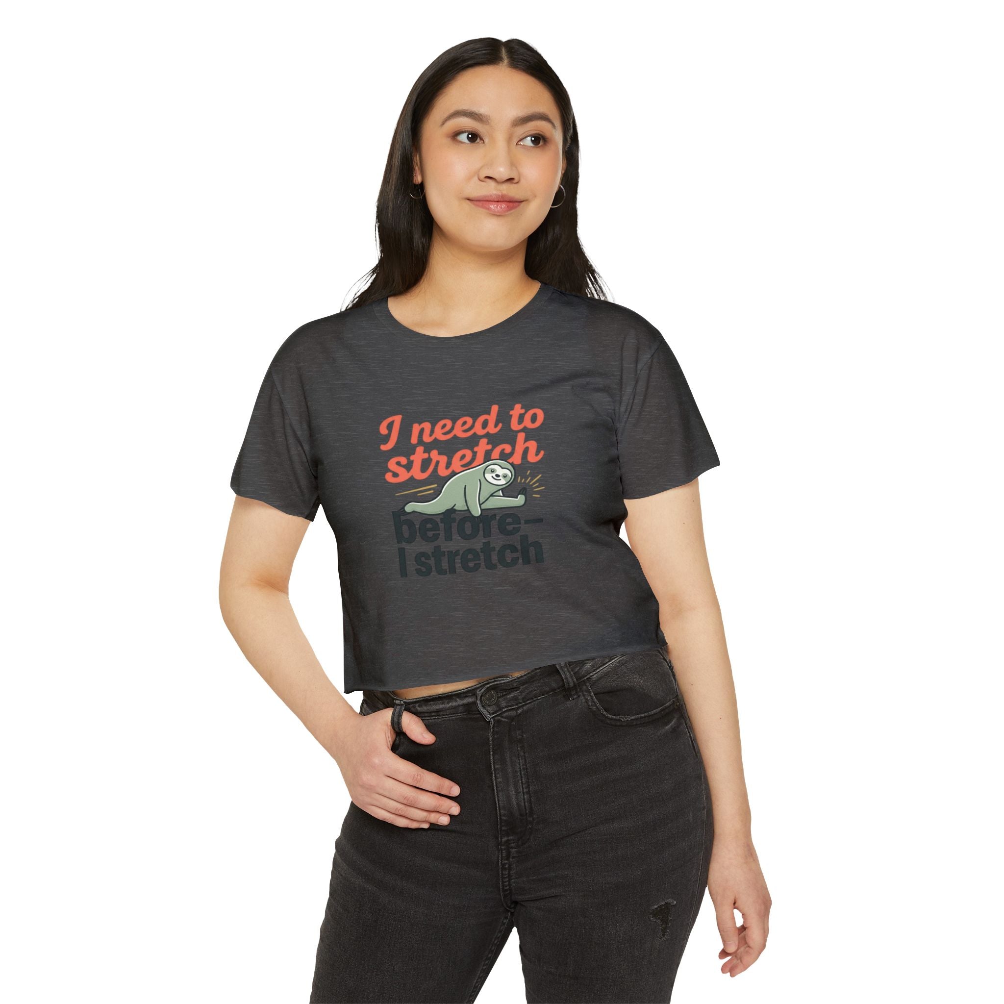 I Need to Stretch Women's Festival Crop Top
