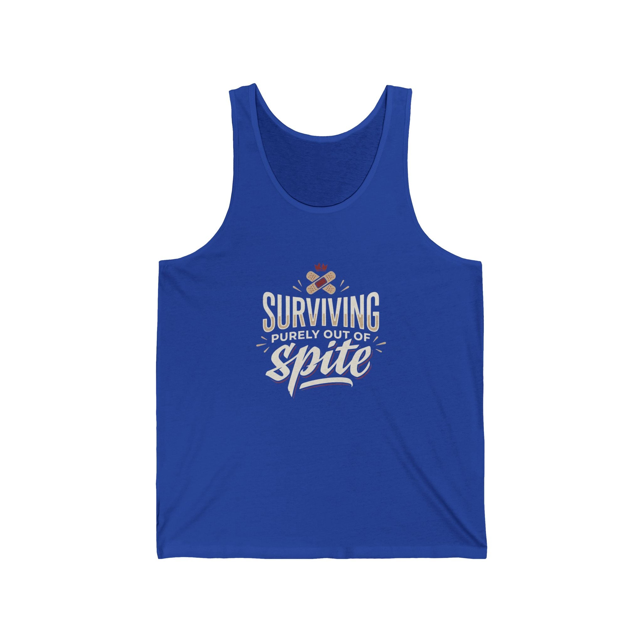Surviving Purely Out of Spite Unisex Jersey Tank