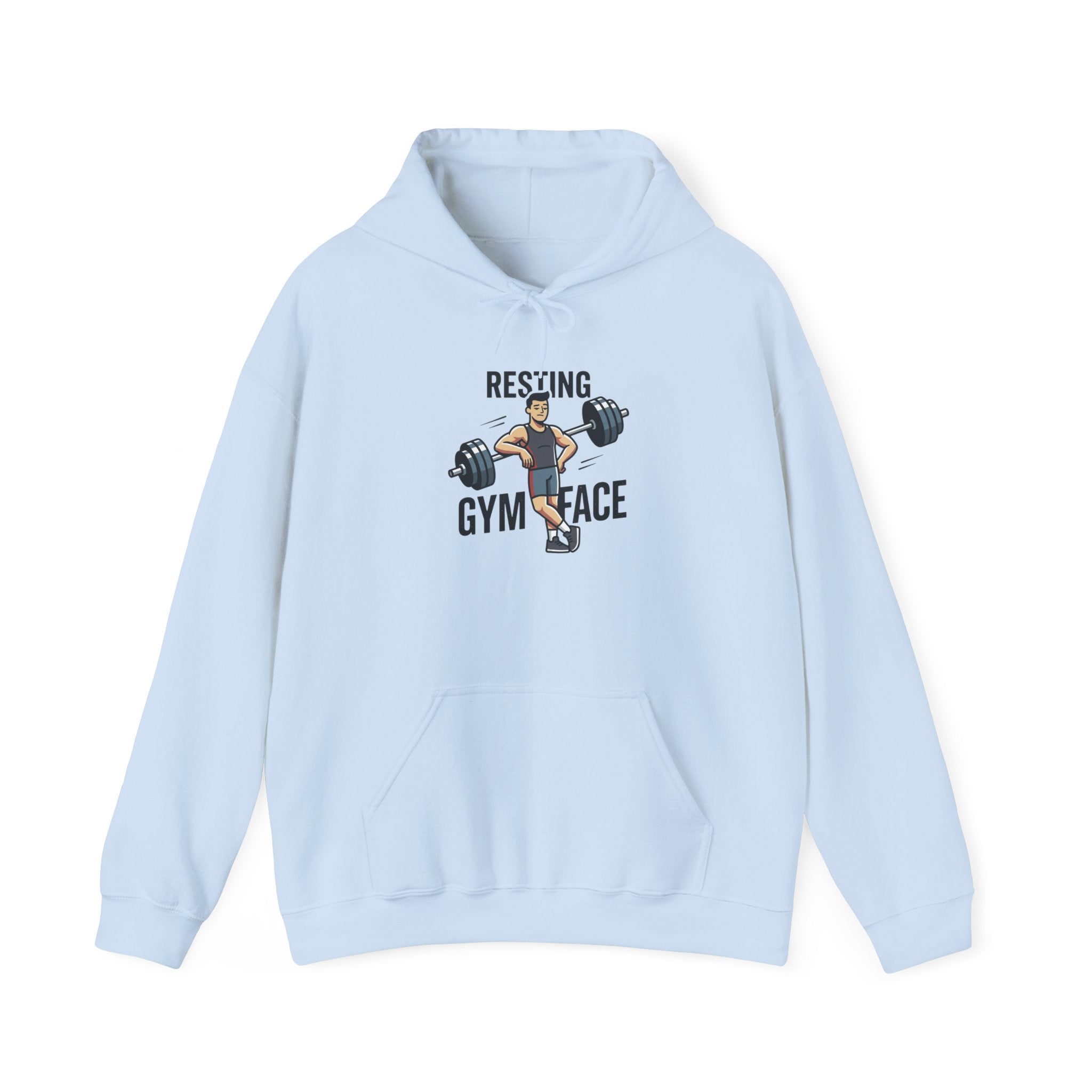 Resting Gym Face Unisex Heavy Blend™ Hooded Sweatshirt