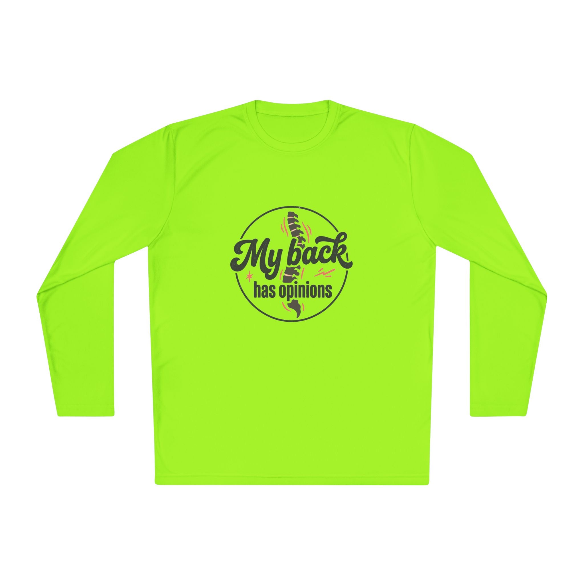 My Back Has Opinions Unisex Lightweight Long Sleeve Tee