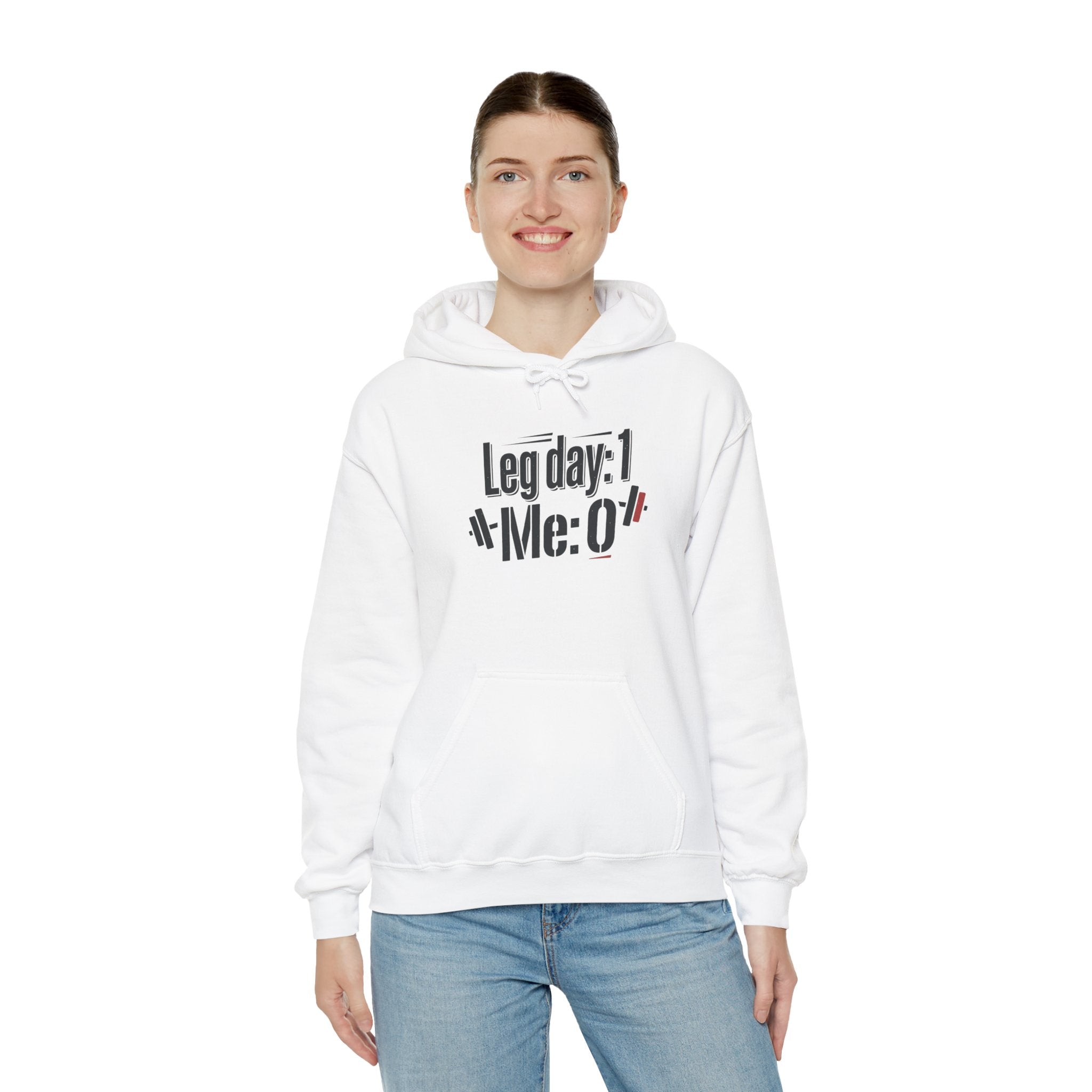 Leg Day Unisex Heavy Blend™ Hooded Sweatshirt