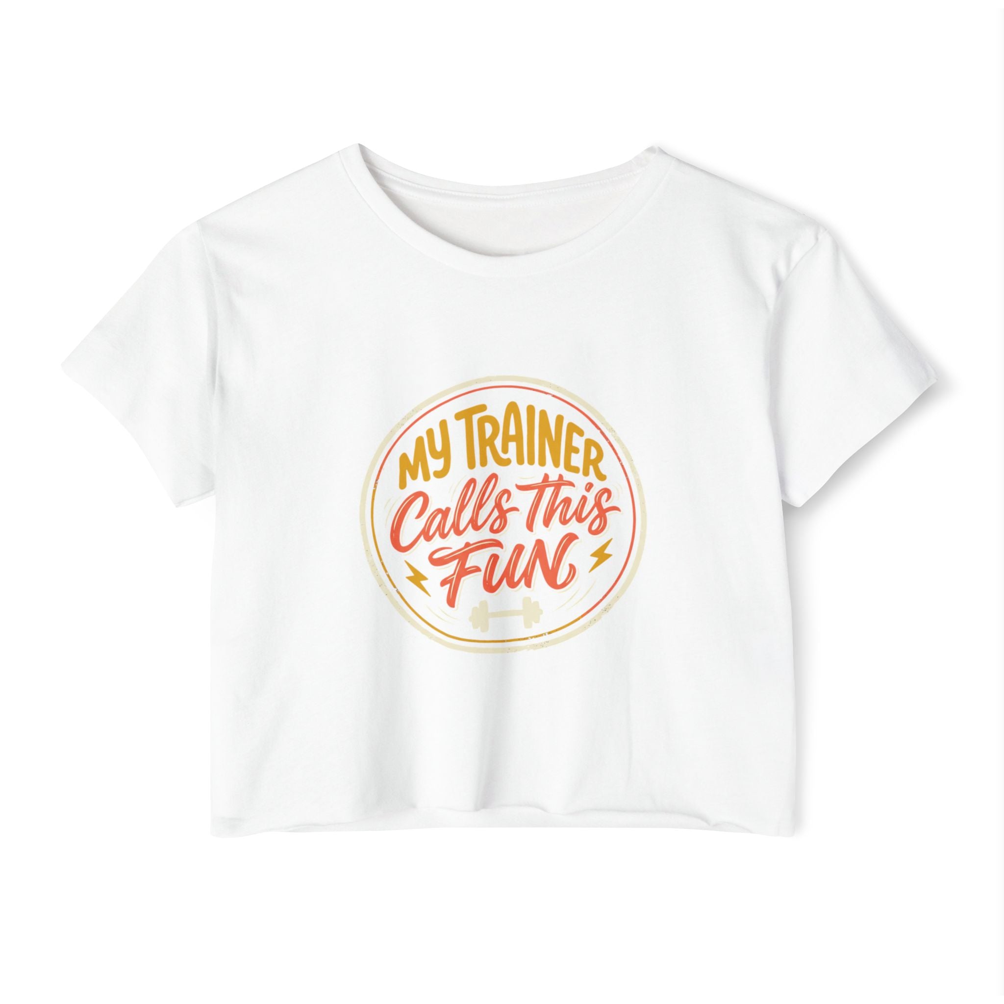 My Trainer Calls This Fun Women's Festival Crop Top
