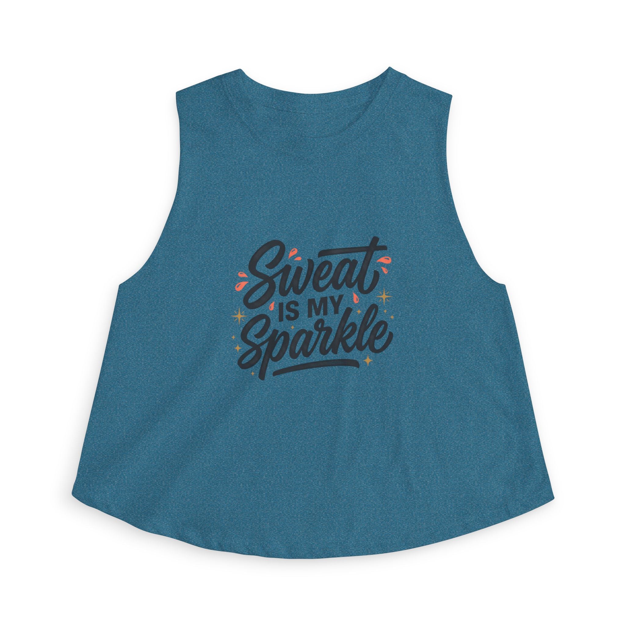 Sweat is My Sparkle Women's Crop Top