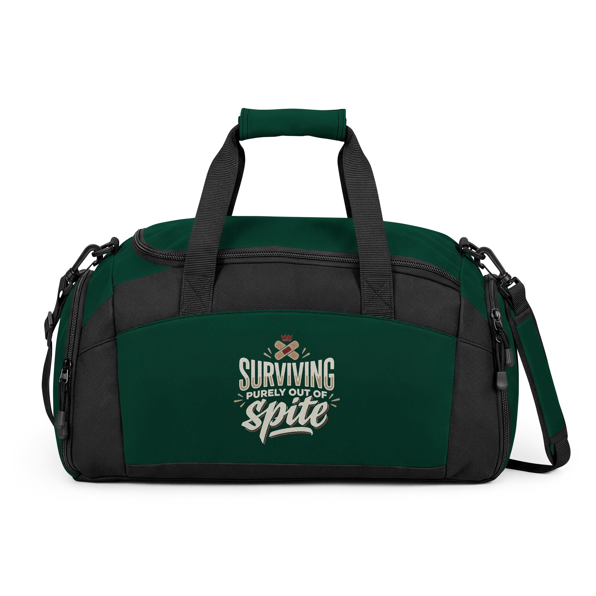 Surviving Purely Out of Spite Gym Bag