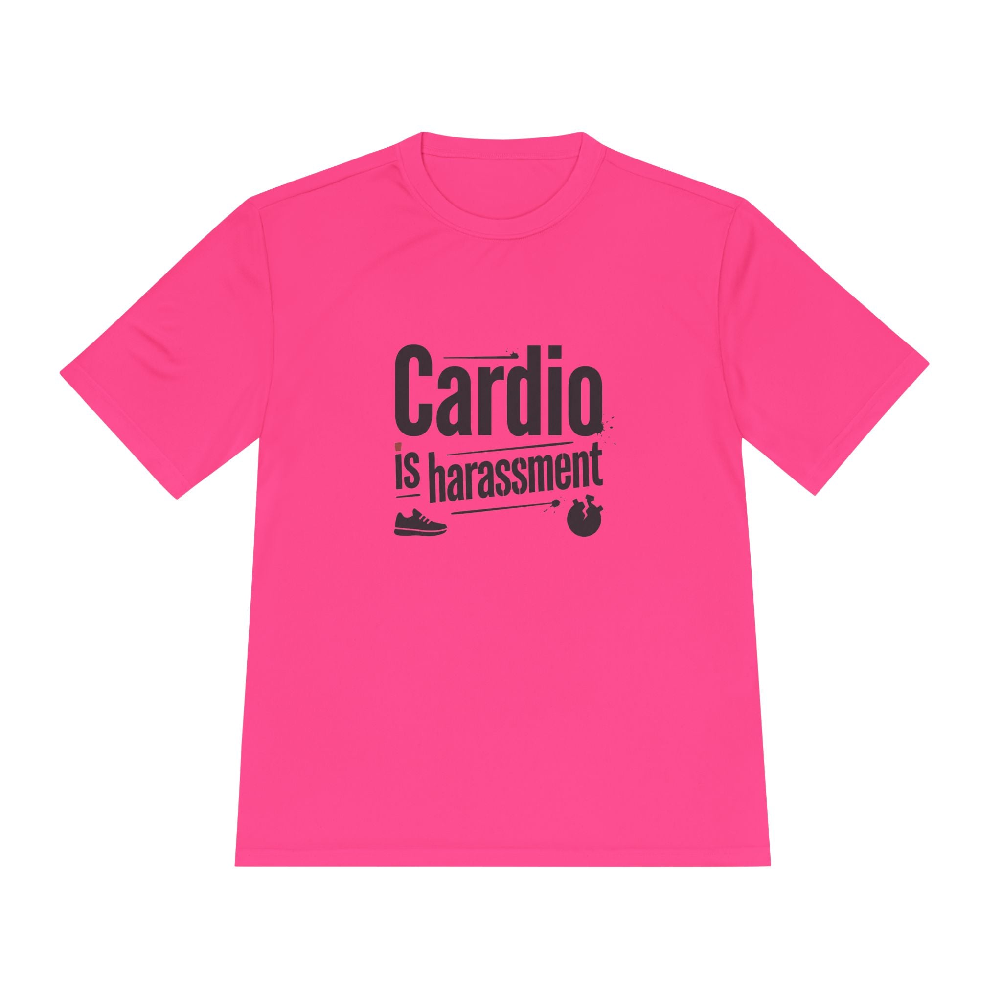 Cardio is Harassment Unisex Moisture Wicking Tee