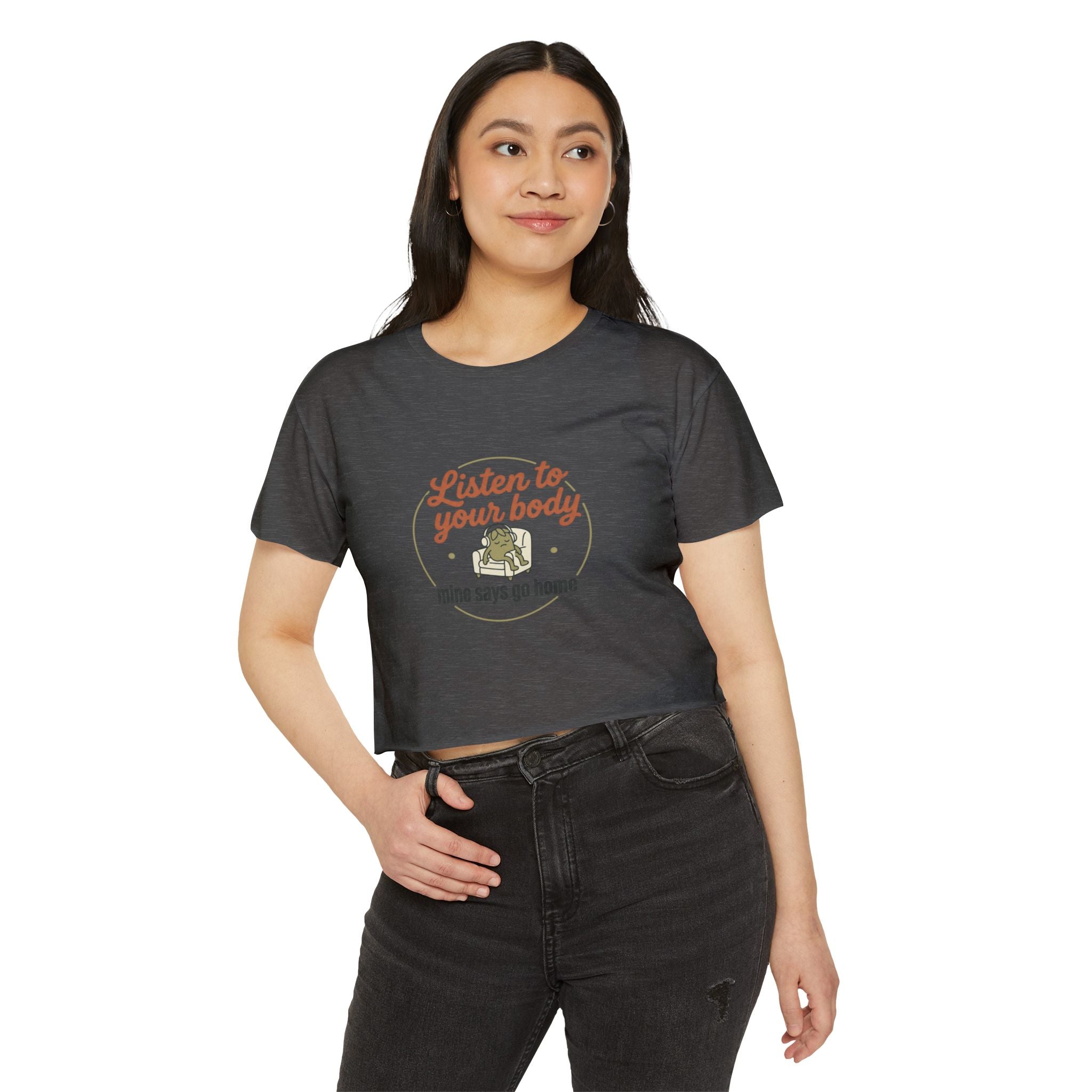 Listen to Your Body Women's Festival Crop Top