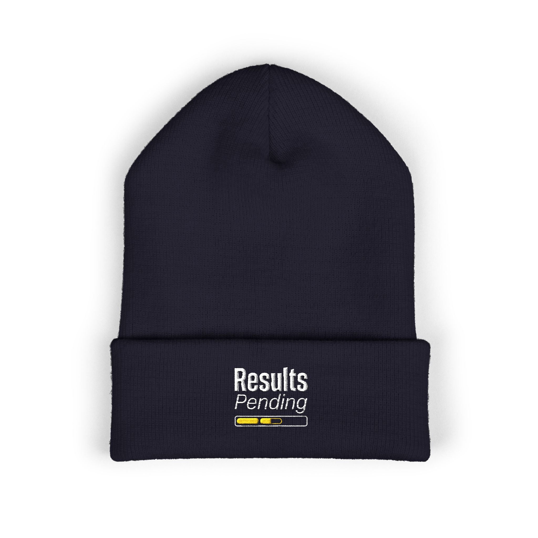 Results Pending Classic Cuffed Beanie (Embroidery)