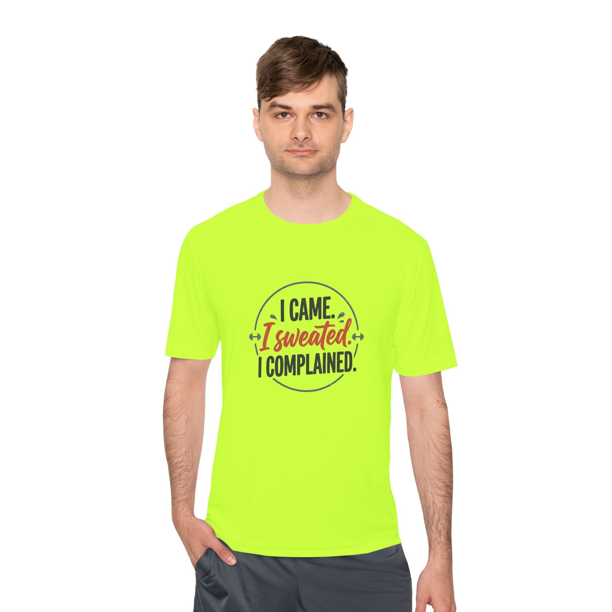 I Came I Sweated I Complained Unisex Moisture Wicking Tee
