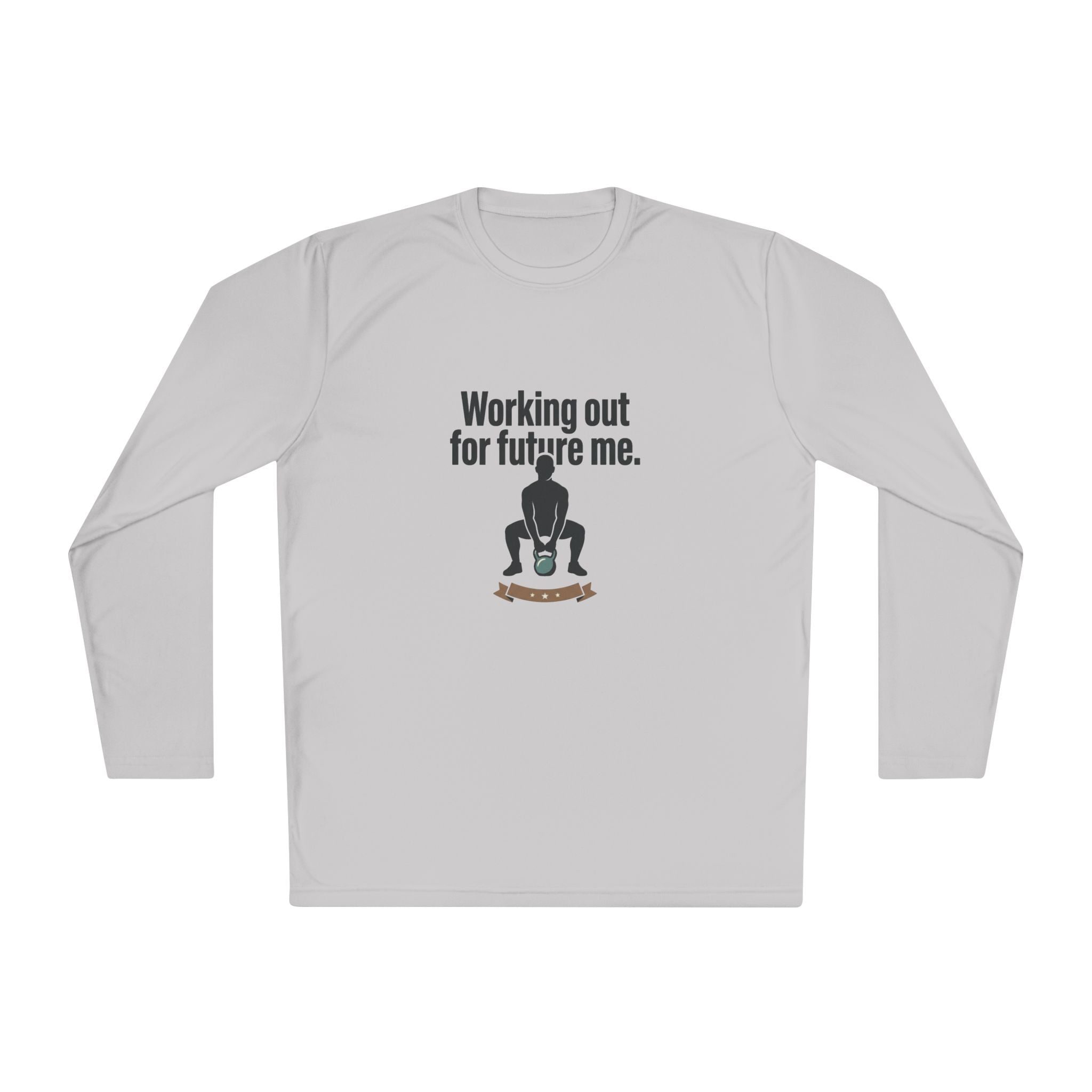 Working Out For Future Me Unisex Lightweight Long Sleeve Tee