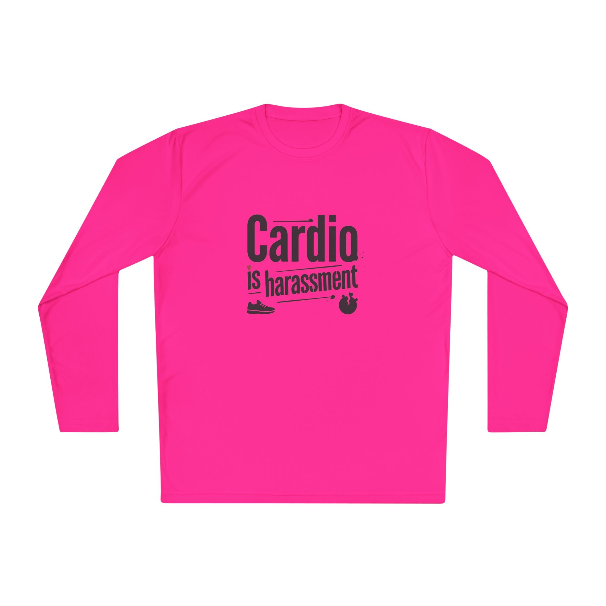 Cardio is Harassment Unisex Lightweight Long Sleeve Tee