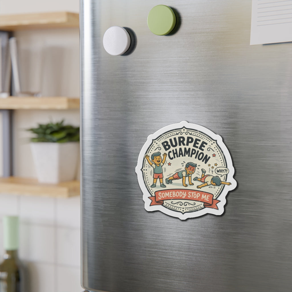 Burpee Champion Die-Cut Magnets