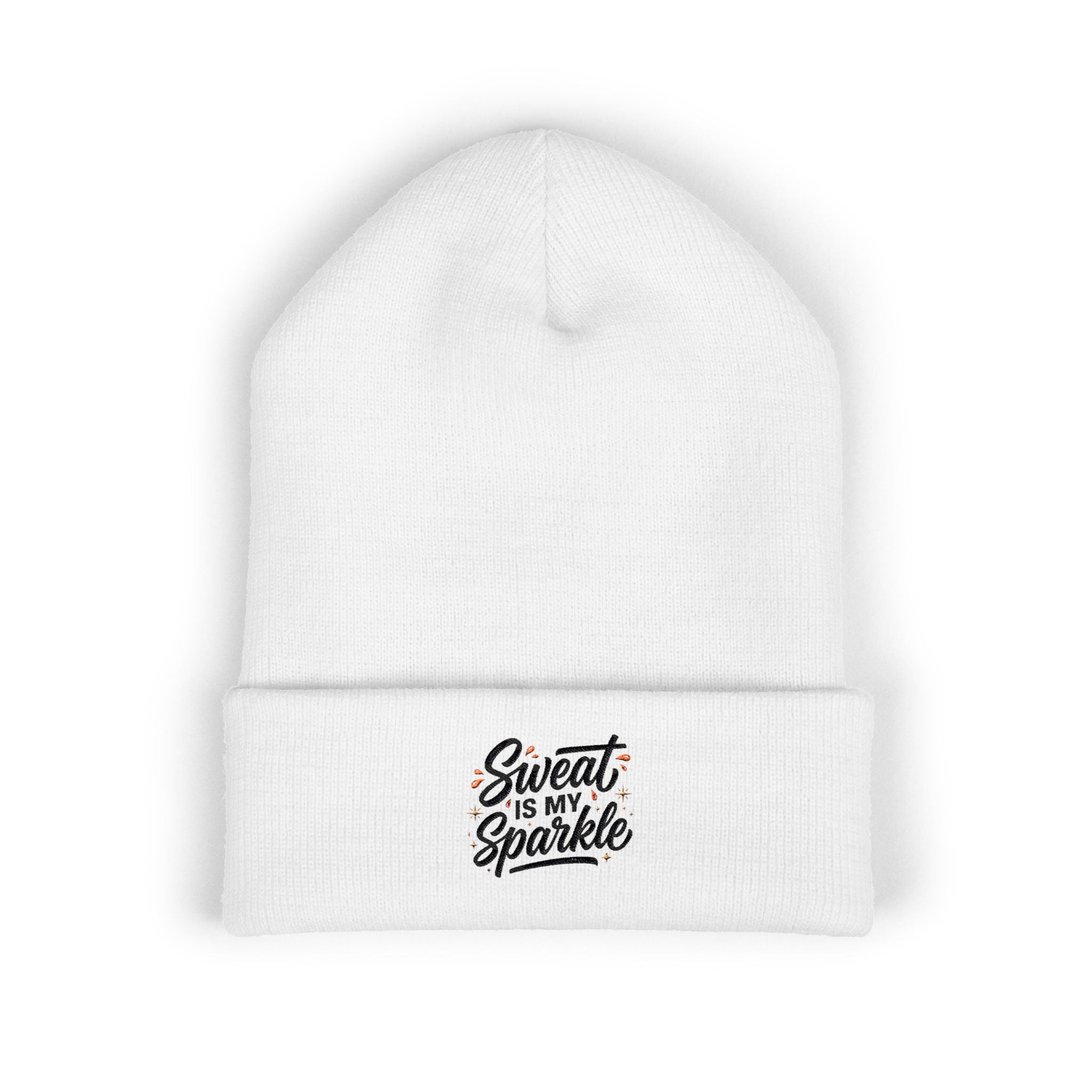 Sweat is My Sparkle Classic Cuffed Beanie (Embroidery)
