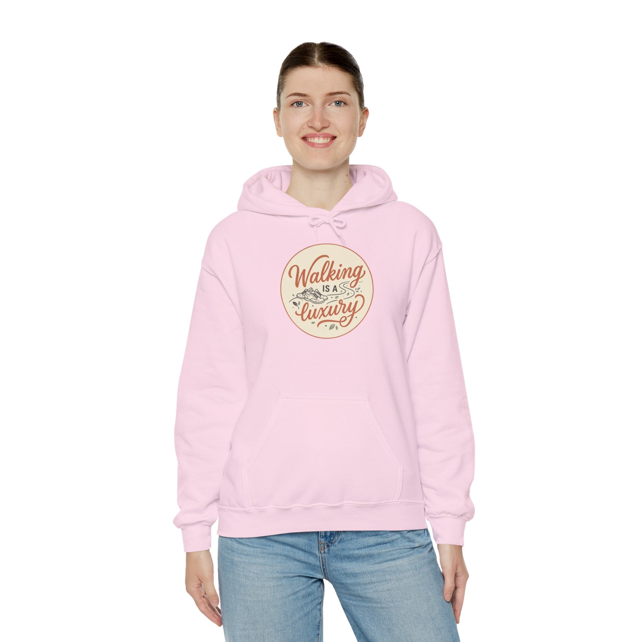Walking is a Luxury Unisex Heavy Blend™ Hooded Sweatshirt